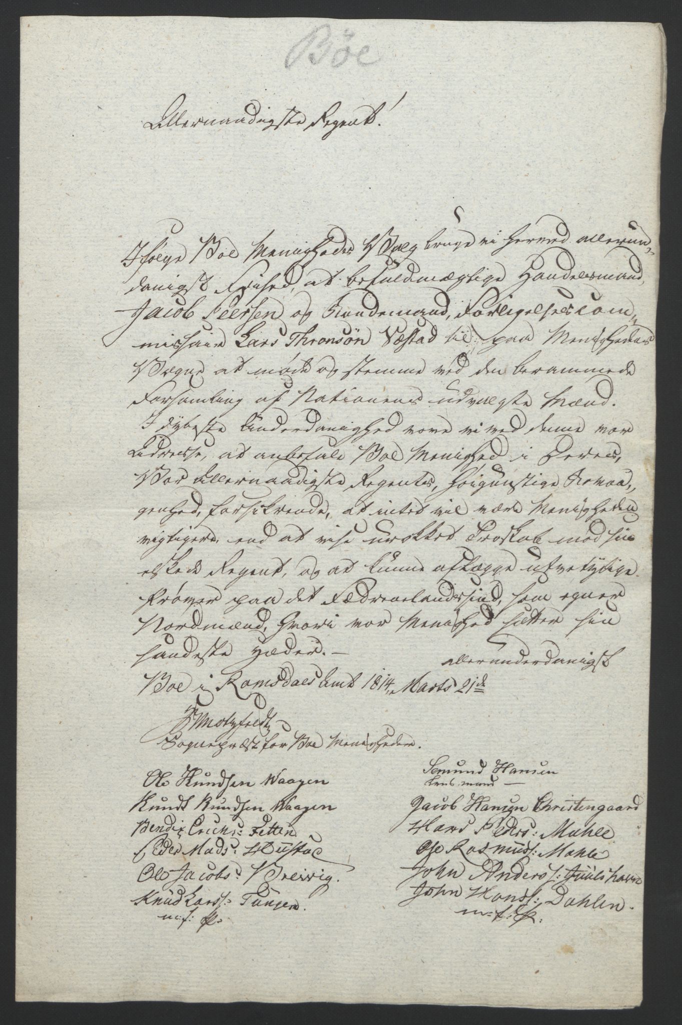 Statsrådssekretariatet, RA/S-1001/D/Db/L0008: Fullmakter for Eidsvollsrepresentantene i 1814. , 1814, p. 366