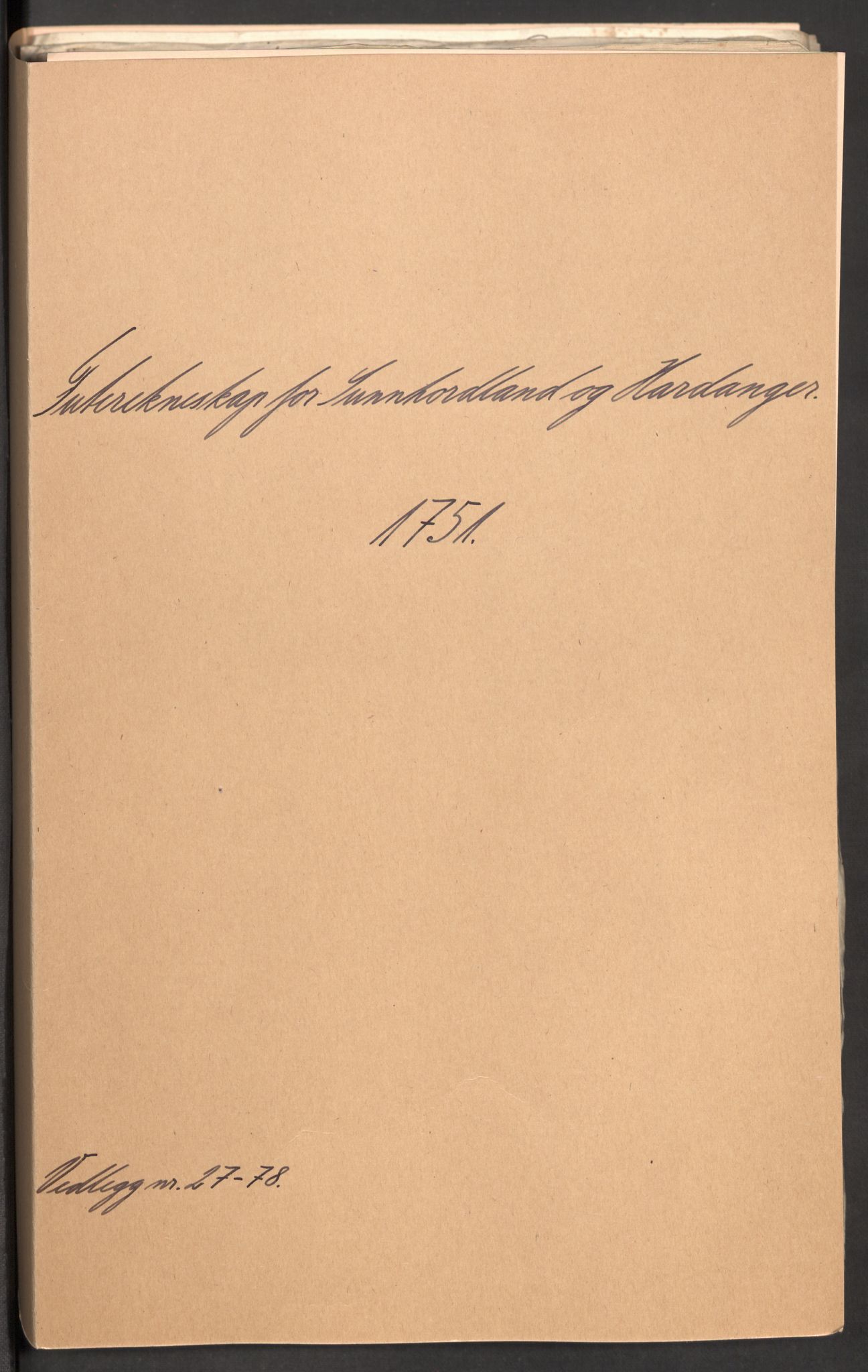 Rentekammeret inntil 1814, Reviderte regnskaper, Fogderegnskap, RA/EA-4092/R48/L3056: Fogderegnskap Sunnhordland og Hardanger, 1751, p. 243