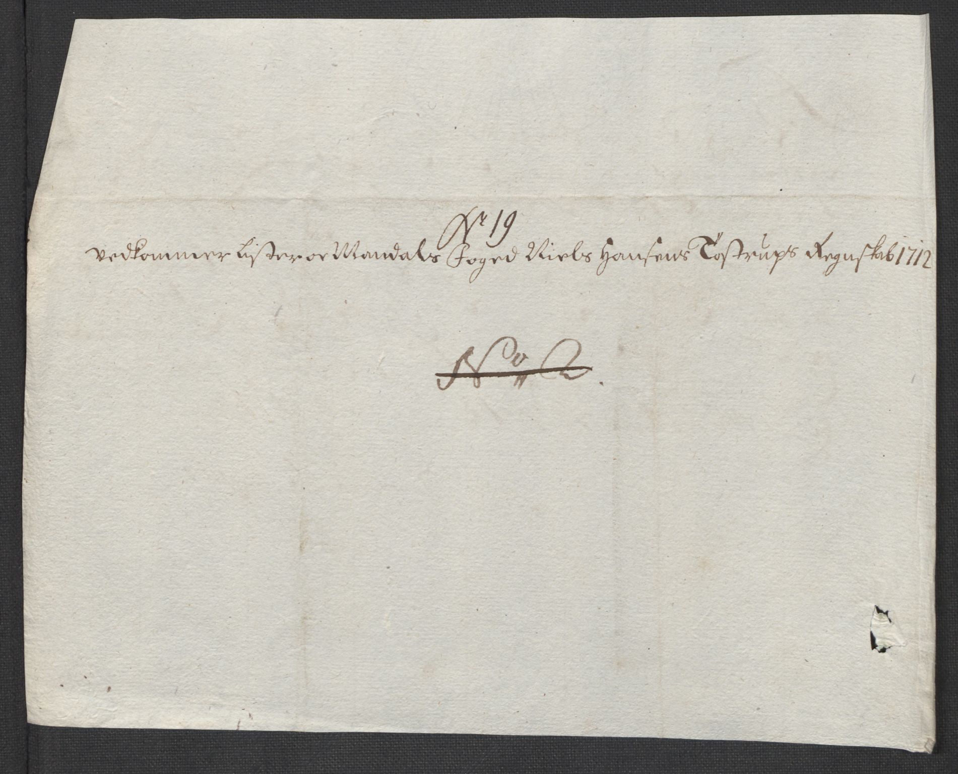 Rentekammeret inntil 1814, Reviderte regnskaper, Fogderegnskap, RA/EA-4092/R43/L2555: Fogderegnskap Lista og Mandal, 1712, p. 211