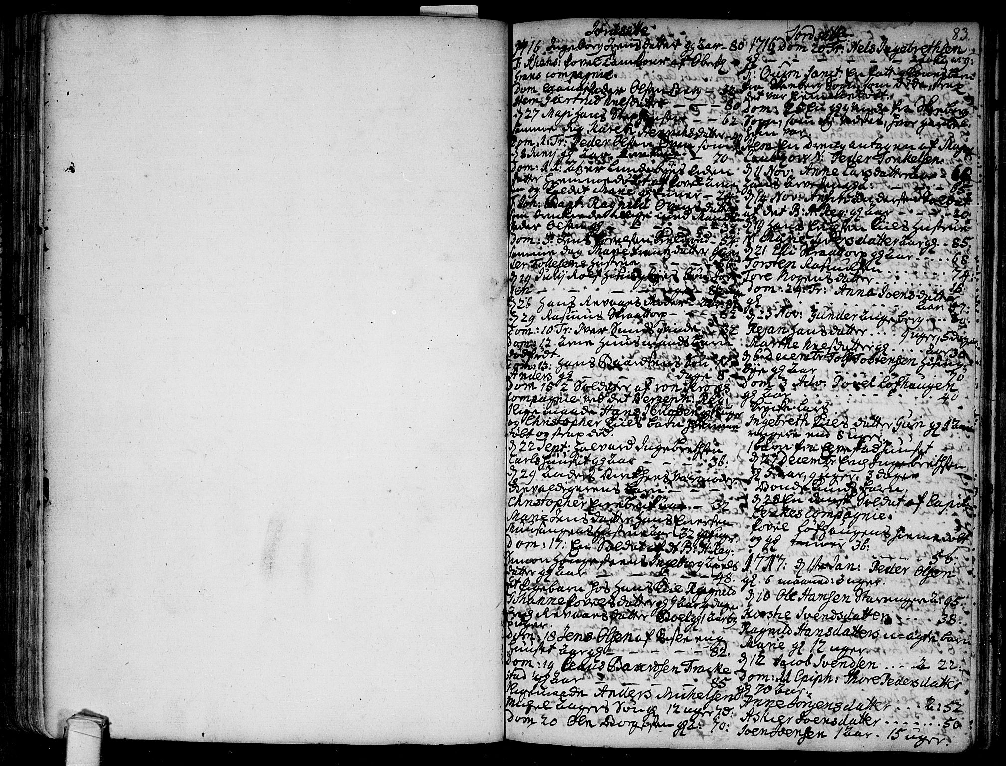 Råde prestekontor kirkebøker, SAO/A-2009/F/Fa/L0001: Parish register (official) no. 1, 1707-1762, p. 83