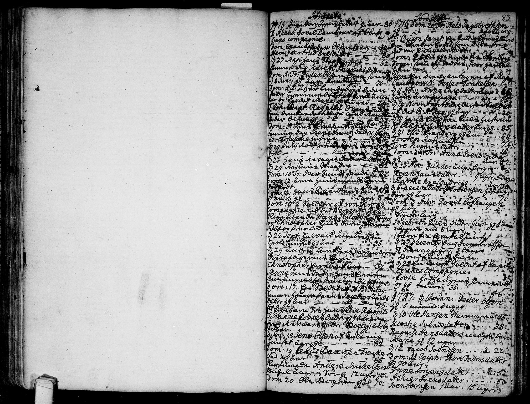 Råde prestekontor kirkebøker, AV/SAO-A-2009/F/Fa/L0001: Parish register (official) no. 1, 1707-1762, p. 83