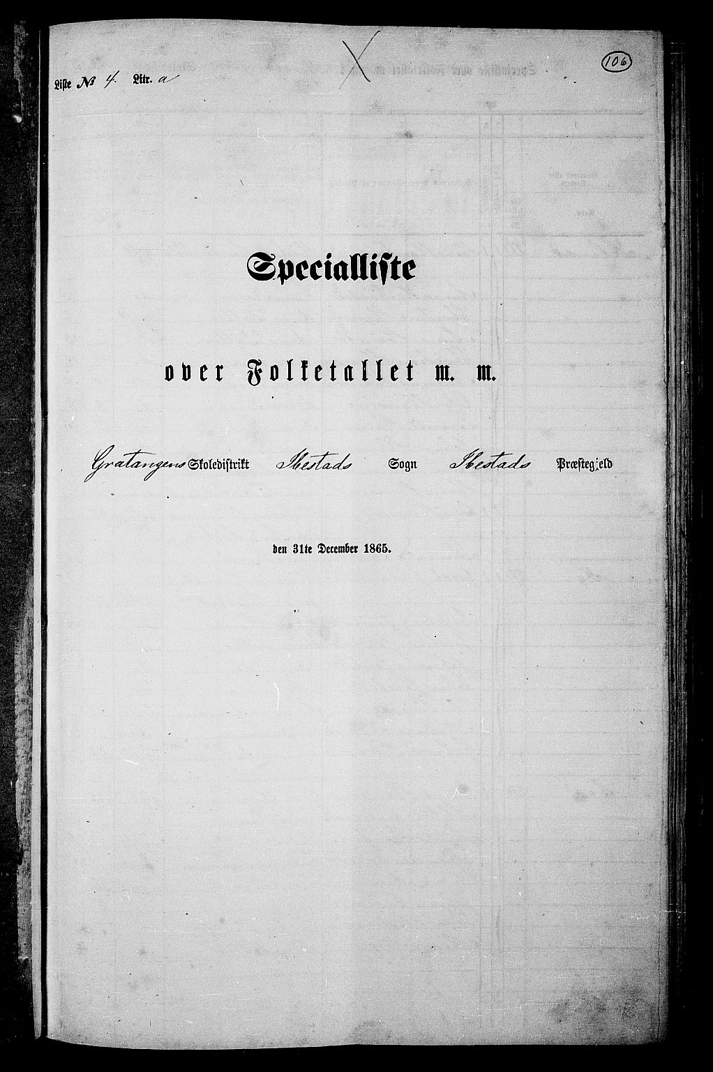 RA, 1865 census for Ibestad, 1865, p. 99