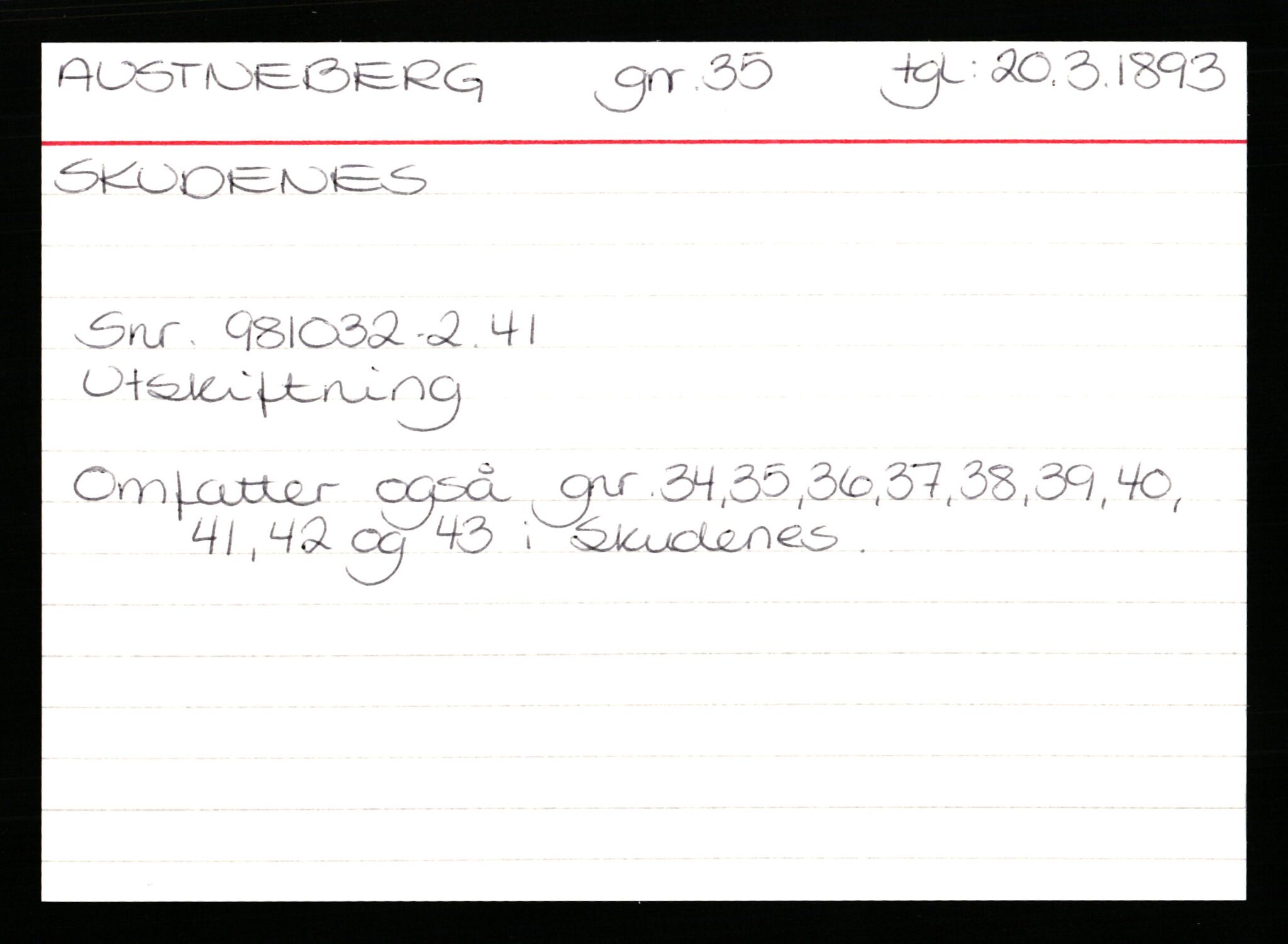 Statsarkivet i Stavanger, AV/SAST-A-101971/03/Y/Yk/L0002: Registerkort sortert etter gårdsnavn: Auglend - Bakkevik, 1750-1930, p. 279