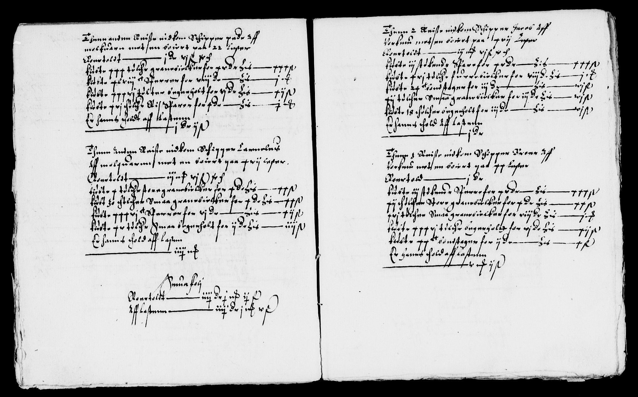 Rentekammeret inntil 1814, Reviderte regnskaper, Lensregnskaper, AV/RA-EA-5023/R/Rb/Rbo/L0001: Tønsberg len, 1584-1612