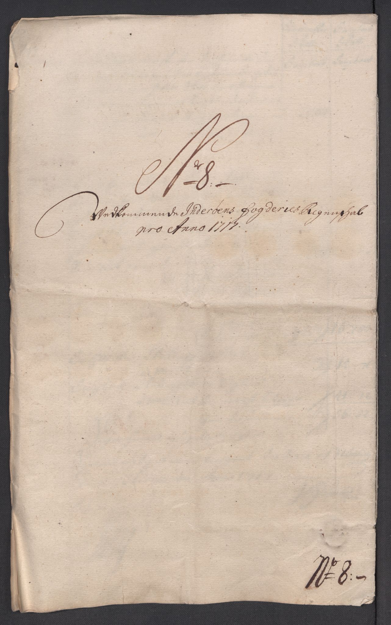 Rentekammeret inntil 1814, Reviderte regnskaper, Fogderegnskap, RA/EA-4092/R63/L4325: Fogderegnskap Inderøy, 1717, p. 141