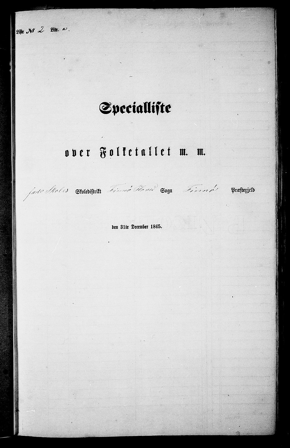 RA, 1865 census for Finnøy, 1865, p. 24