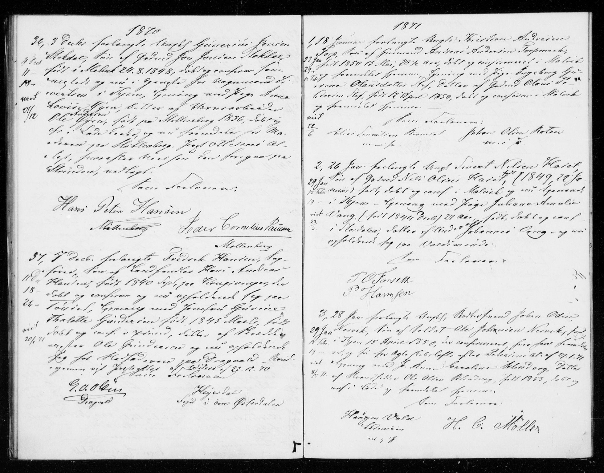 Ministerialprotokoller, klokkerbøker og fødselsregistre - Sør-Trøndelag, AV/SAT-A-1456/606/L0298: Banns register no. 606A13, 1861-1872
