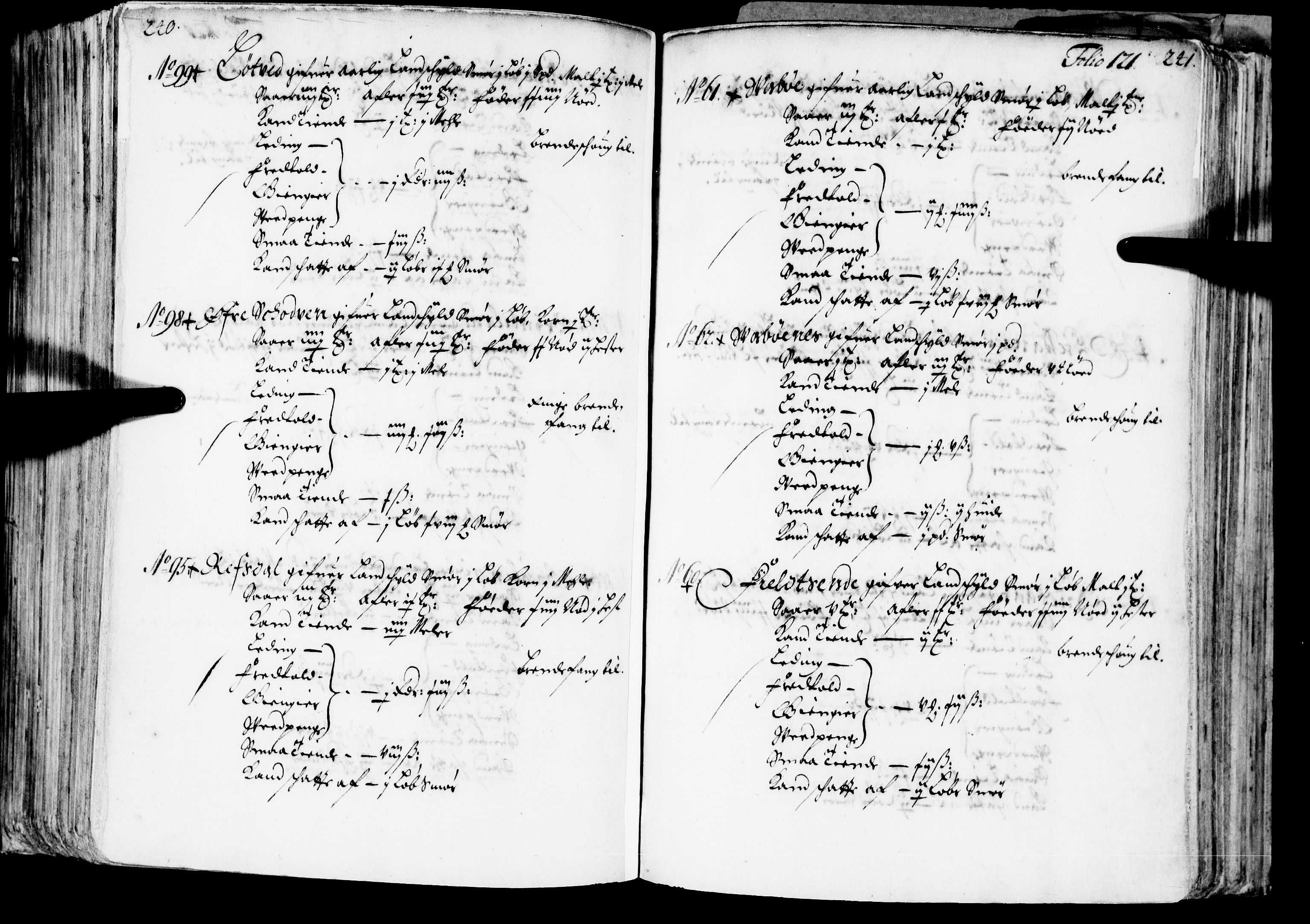 Rentekammeret inntil 1814, Realistisk ordnet avdeling, AV/RA-EA-4070/N/Nb/Nba/L0039: Nordhordland fogderi, 1667, p. 120b-121a