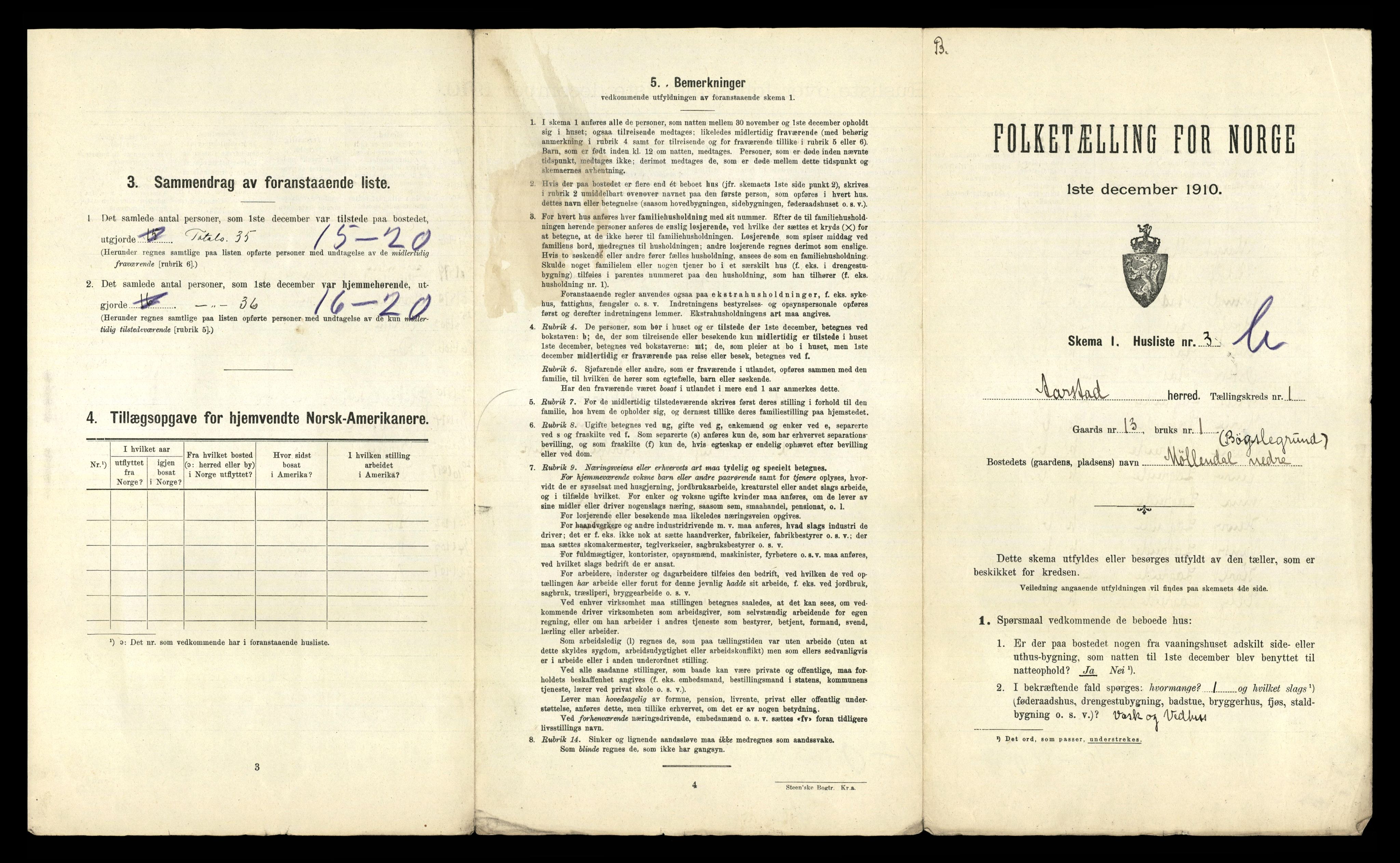 RA, 1910 census for Årstad, 1910, p. 36