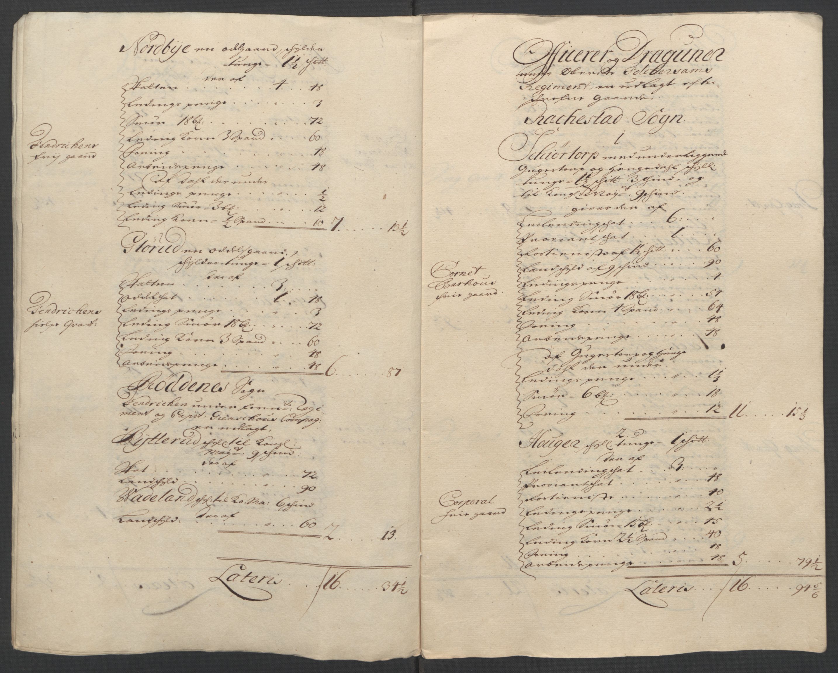 Rentekammeret inntil 1814, Reviderte regnskaper, Fogderegnskap, AV/RA-EA-4092/R07/L0299: Fogderegnskap Rakkestad, Heggen og Frøland, 1707, p. 92