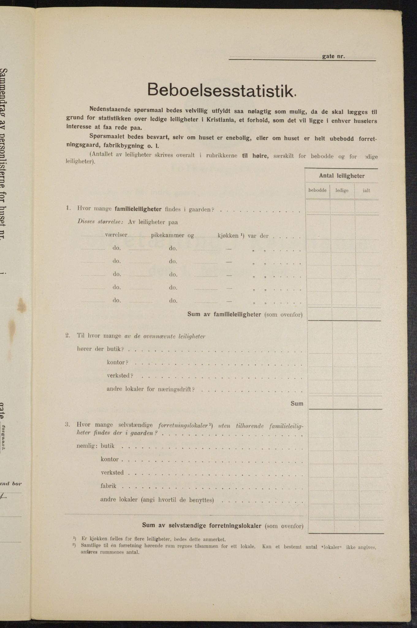 OBA, Municipal Census 1914 for Kristiania, 1914, p. 131027