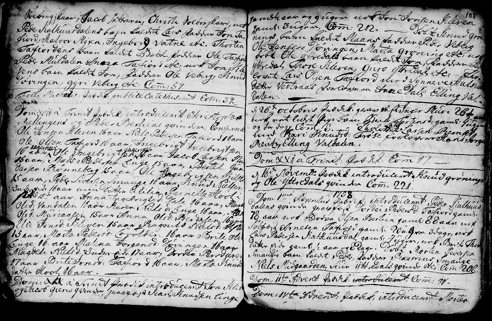 Ministerialprotokoller, klokkerbøker og fødselsregistre - Møre og Romsdal, AV/SAT-A-1454/519/L0240: Parish register (official) no. 519A01 /1, 1736-1760, p. 108