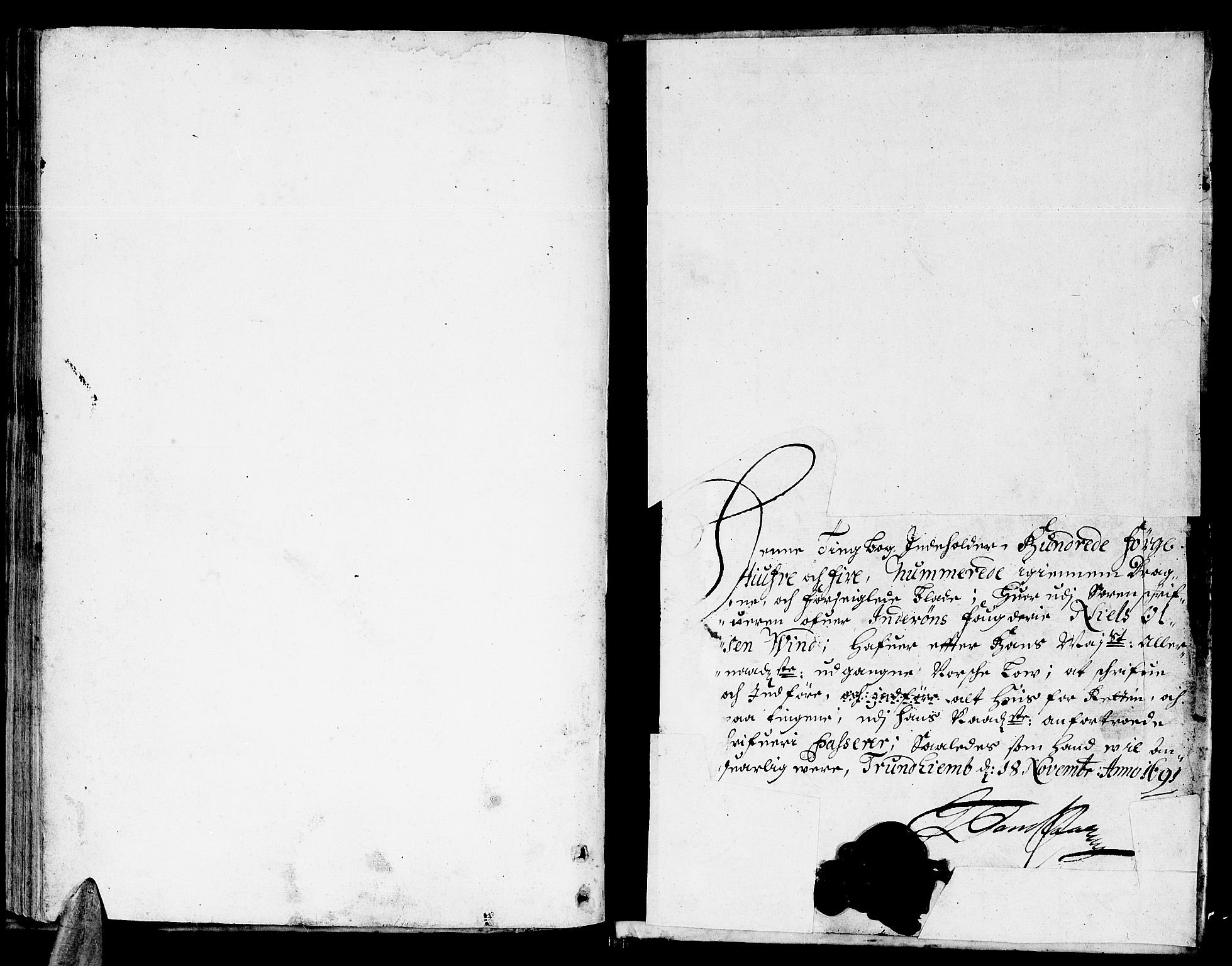 Inderøy sorenskriveri, SAT/A-4147/1/1/1A/L0002: Tingbok, 1692-1695