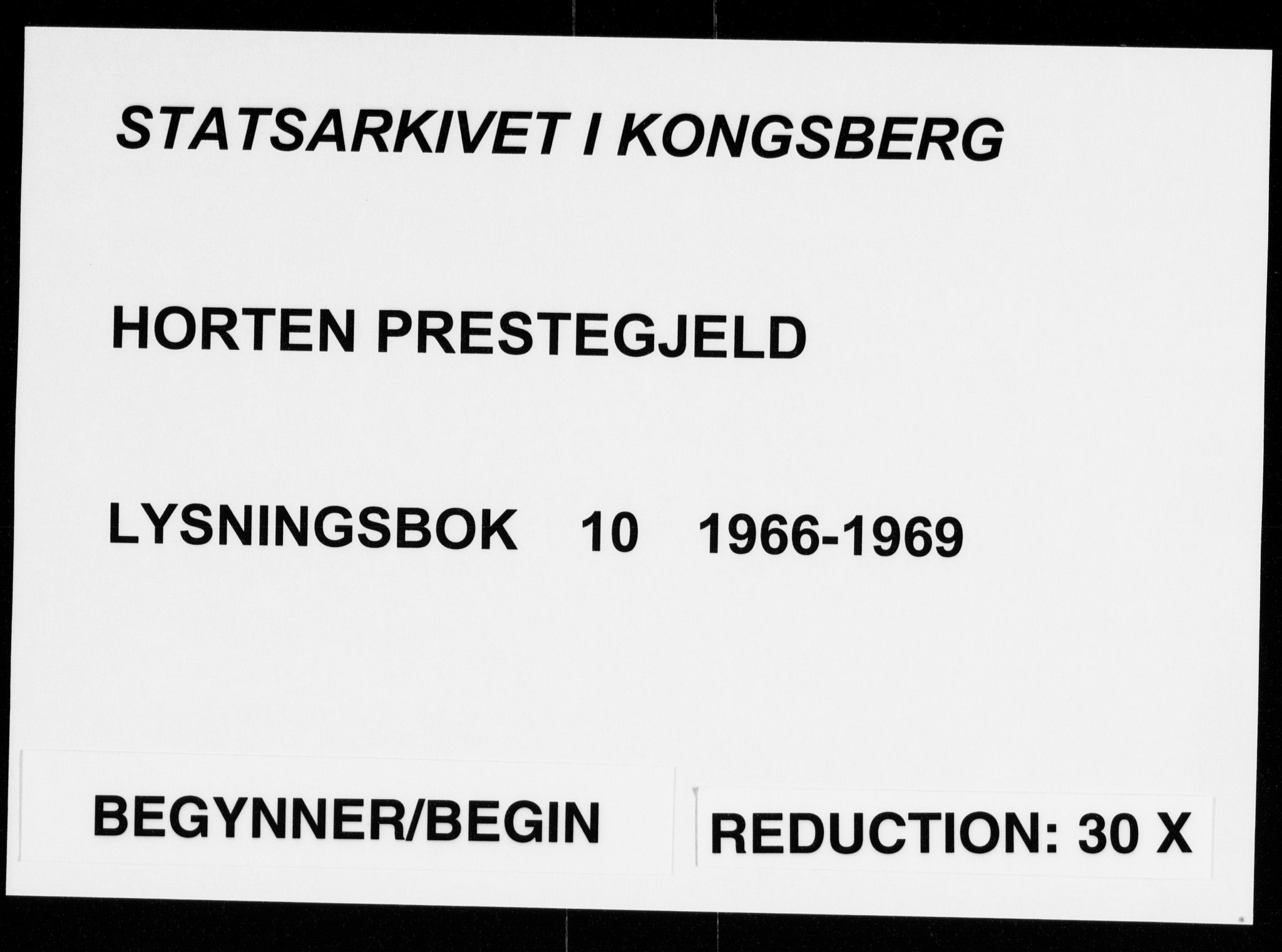 Horten kirkebøker, SAKO/A-348/H/Ha/L0010: Banns register no. 10, 1966-1969
