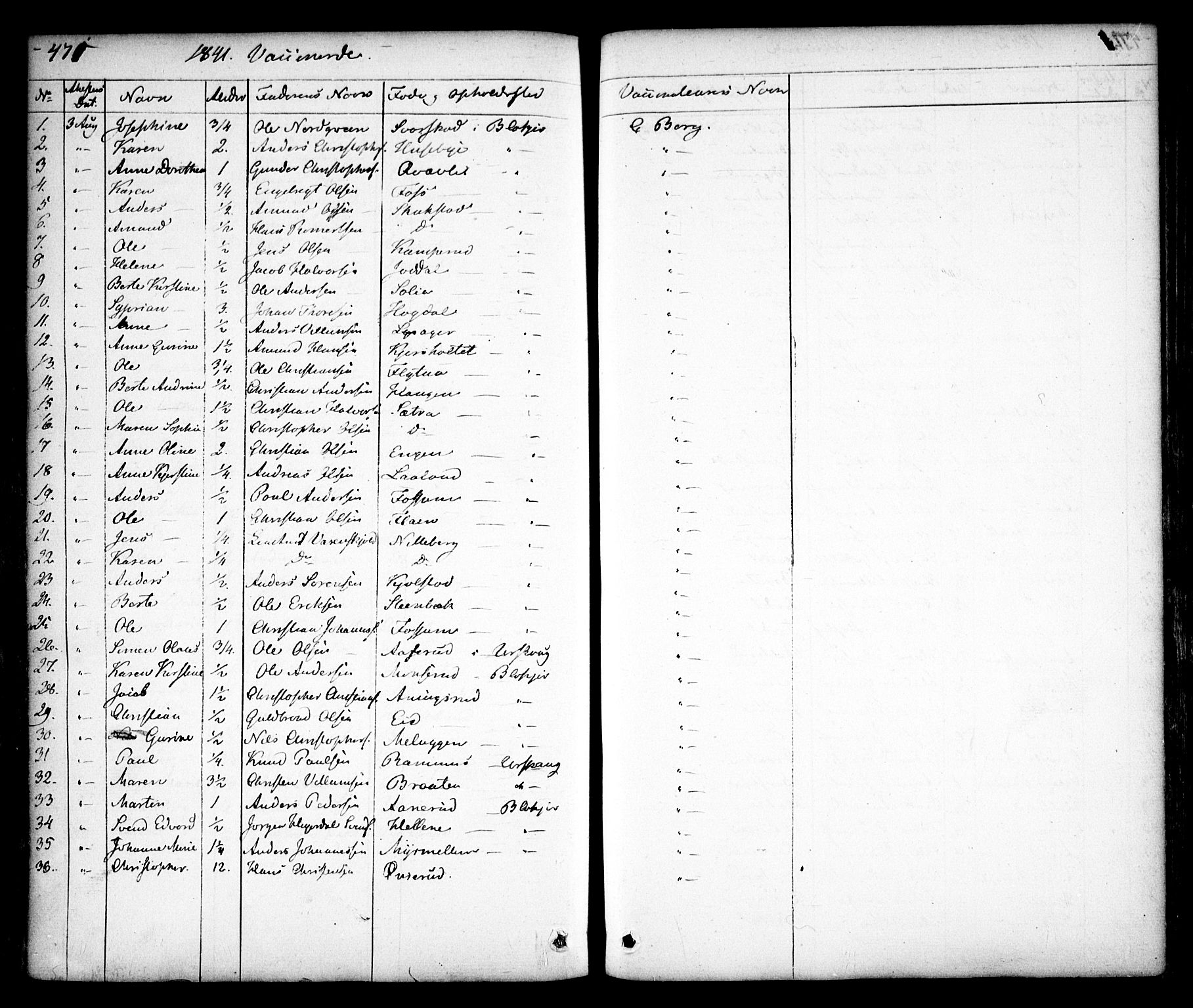 Aurskog prestekontor Kirkebøker, AV/SAO-A-10304a/F/Fa/L0006: Parish register (official) no. I 6, 1829-1853, p. 471