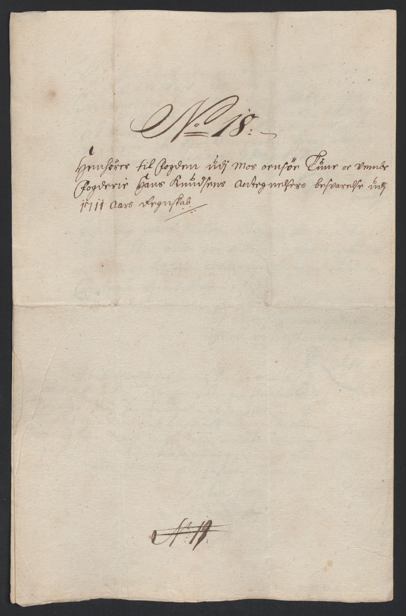 Rentekammeret inntil 1814, Reviderte regnskaper, Fogderegnskap, AV/RA-EA-4092/R04/L0136: Fogderegnskap Moss, Onsøy, Tune, Veme og Åbygge, 1711, p. 310