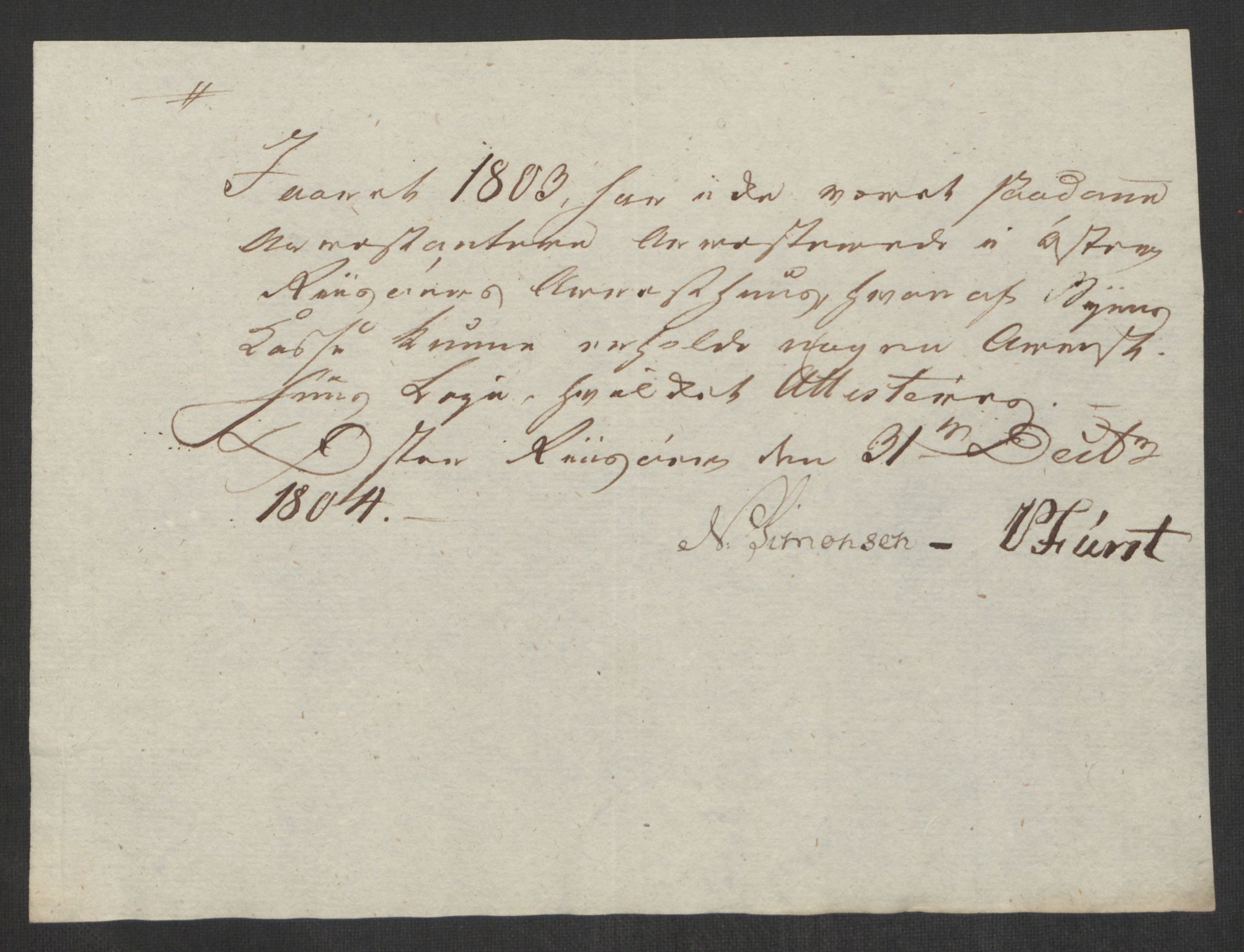 Danske Kanselli 1800-1814, RA/EA-3024/K/Kk/Kka/Kkac/L0236: Kjøpstadregnskap Øster Risør, 1801-1804, p. 610