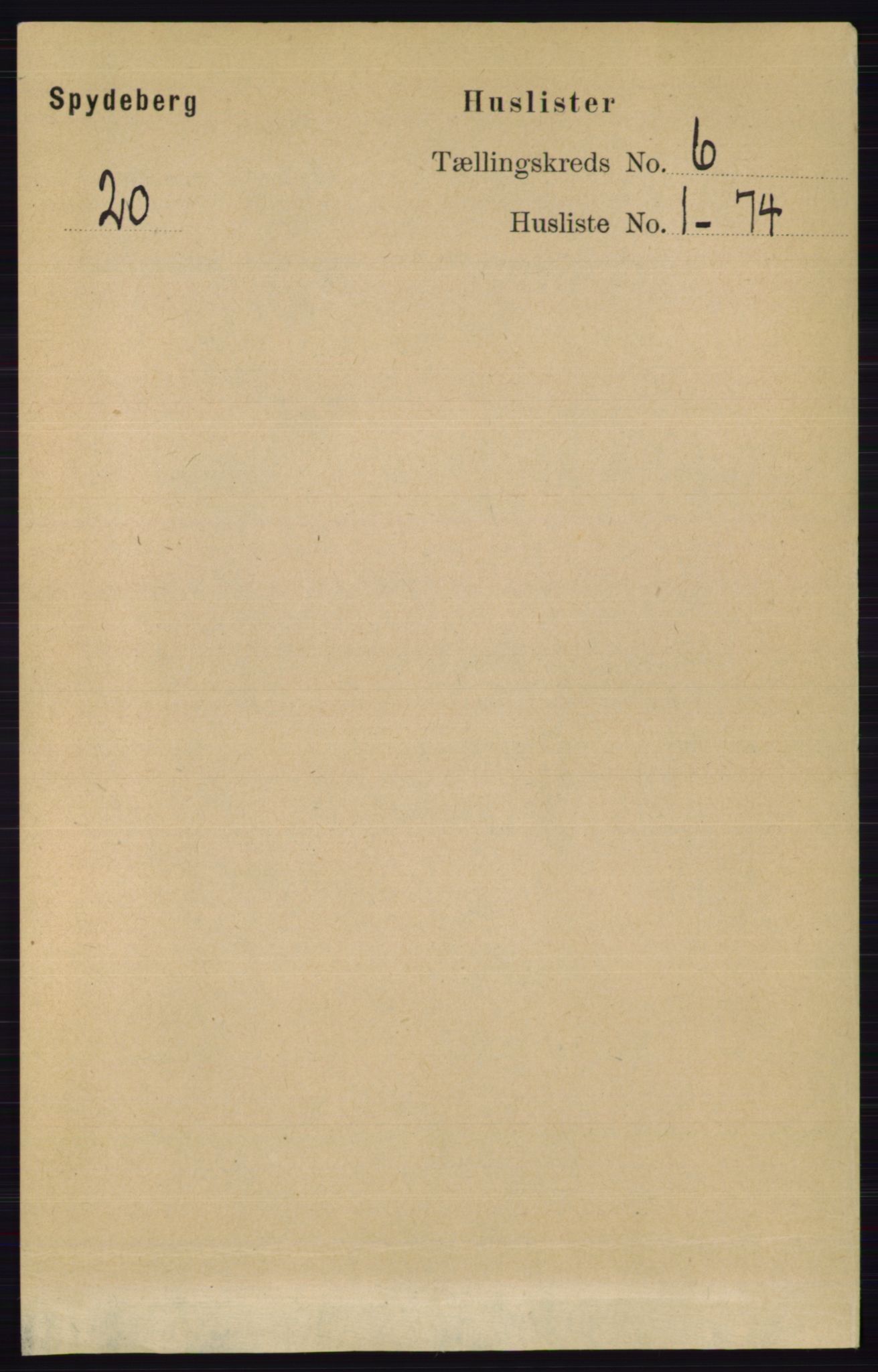 RA, 1891 census for 0123 Spydeberg, 1891, p. 2760