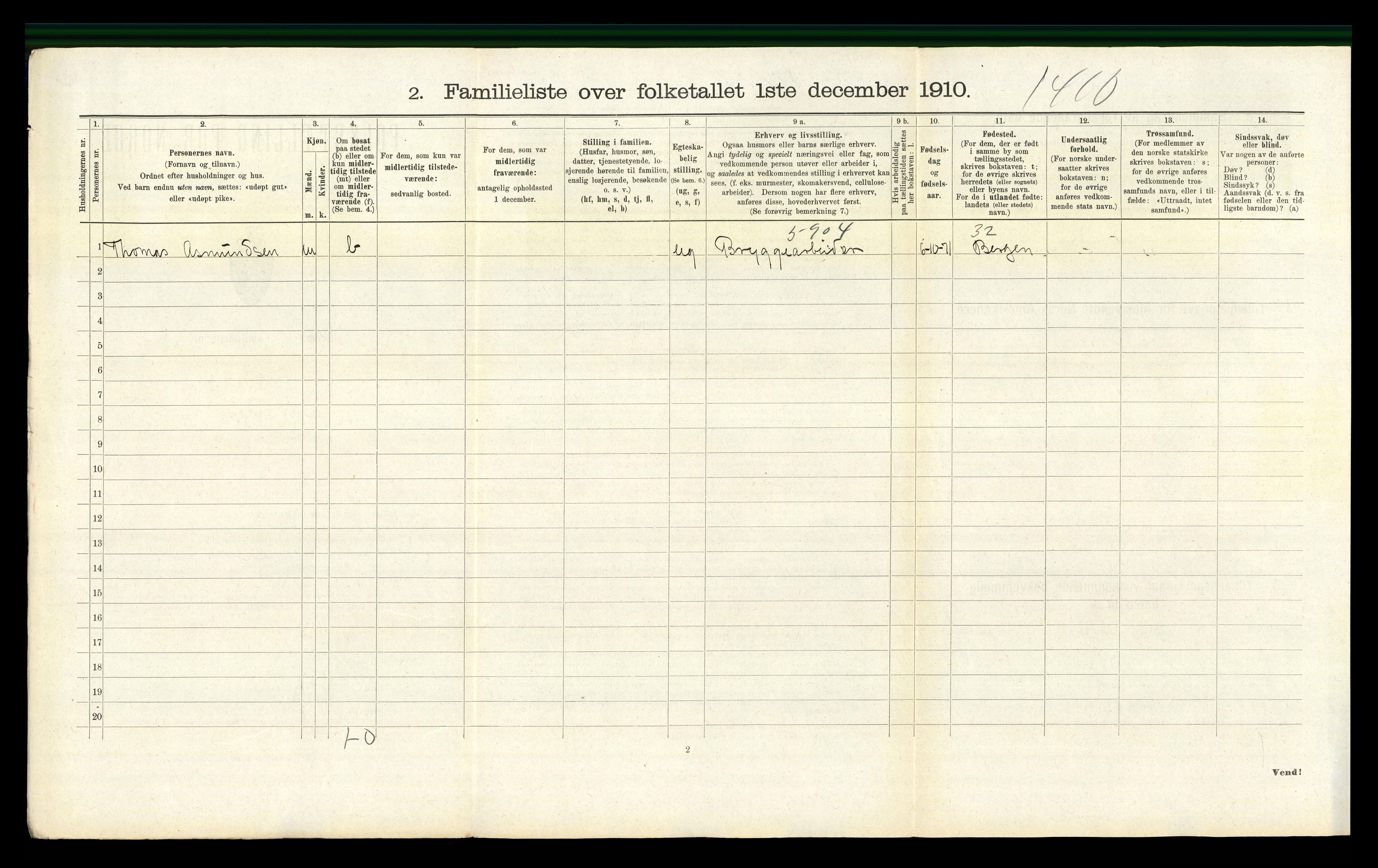 RA, 1910 census for Kristiania, 1910, p. 12080