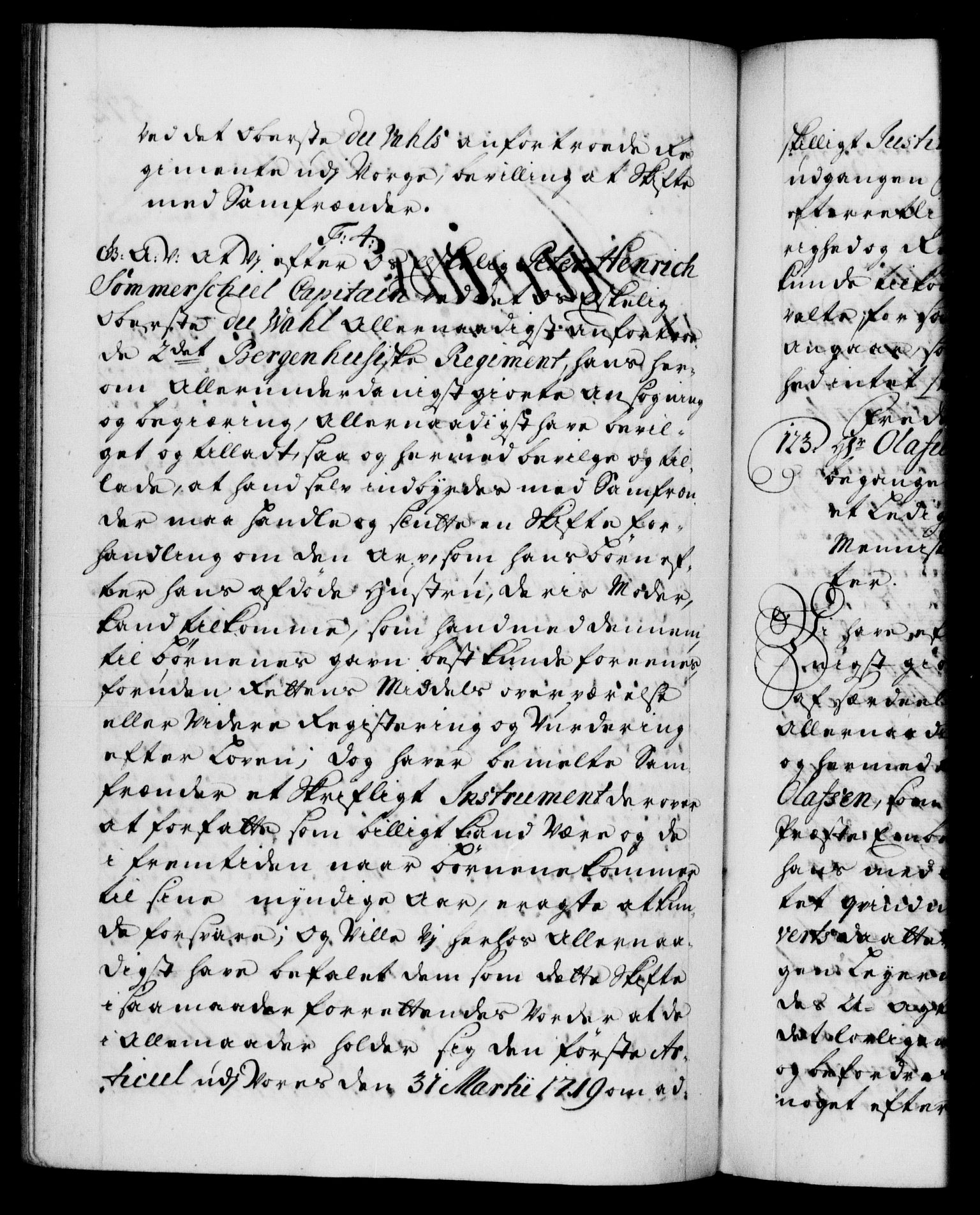 Danske Kanselli 1572-1799, AV/RA-EA-3023/F/Fc/Fca/Fcaa/L0024: Norske registre, 1723-1725, p. 572b