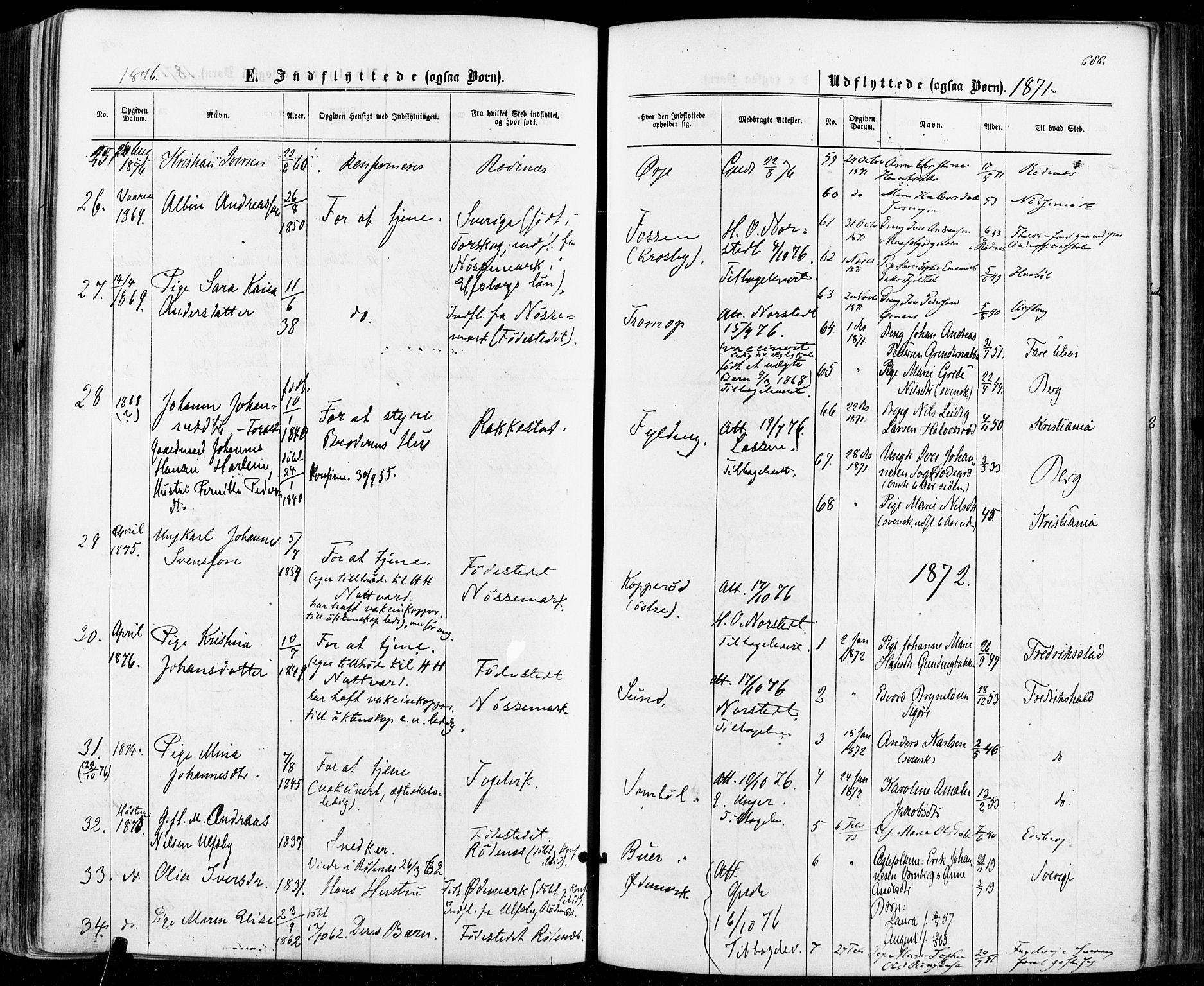 Aremark prestekontor Kirkebøker, SAO/A-10899/F/Fc/L0004: Parish register (official) no. III 4, 1866-1877, p. 685-686