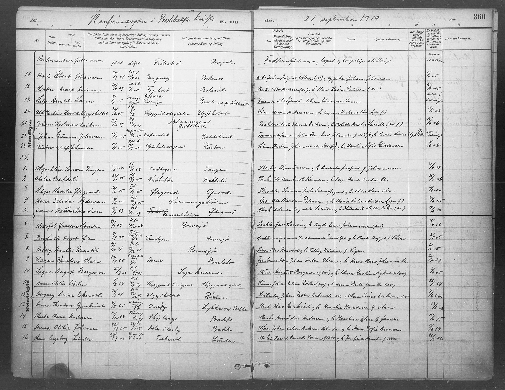 Idd prestekontor Kirkebøker, SAO/A-10911/F/Fb/L0002: Parish register (official) no. II 2, 1882-1923, p. 360
