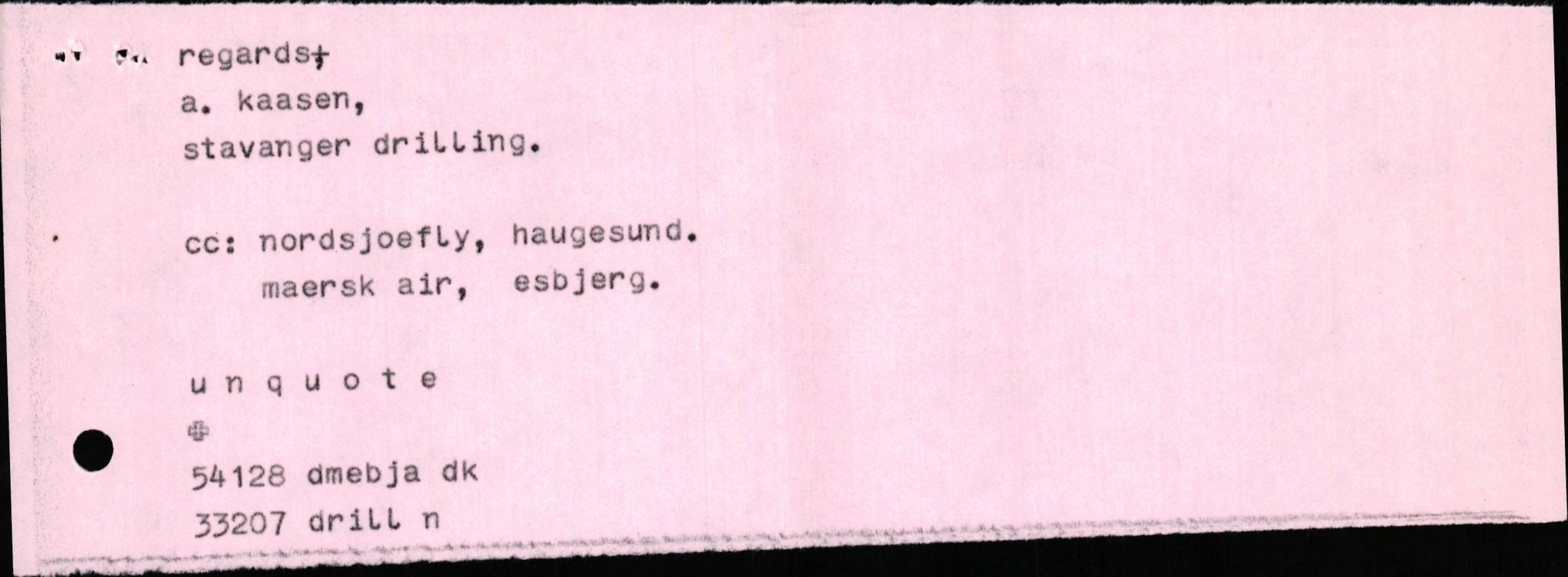 Pa 1503 - Stavanger Drilling AS, AV/SAST-A-101906/2/E/Eb/Eba/L0010: Sak og korrespondanse, 1977-1981