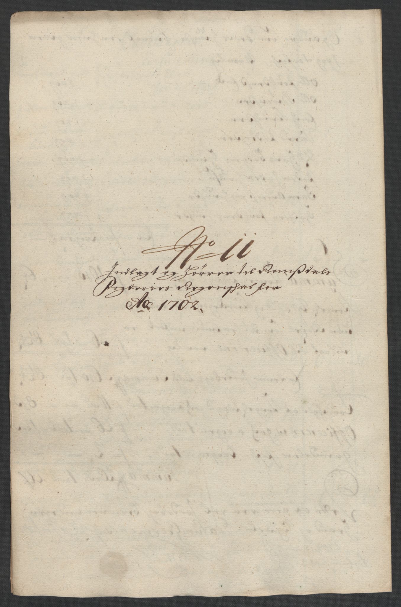 Rentekammeret inntil 1814, Reviderte regnskaper, Fogderegnskap, AV/RA-EA-4092/R55/L3655: Fogderegnskap Romsdal, 1701-1702, p. 274