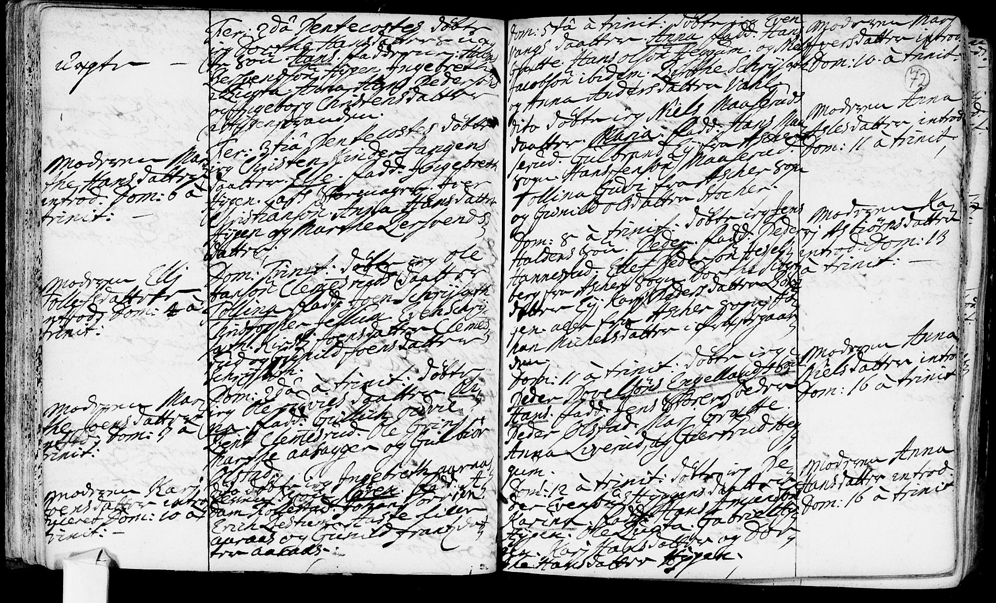 Røyken kirkebøker, AV/SAKO-A-241/F/Fa/L0002: Parish register (official) no. 2, 1731-1782, p. 72