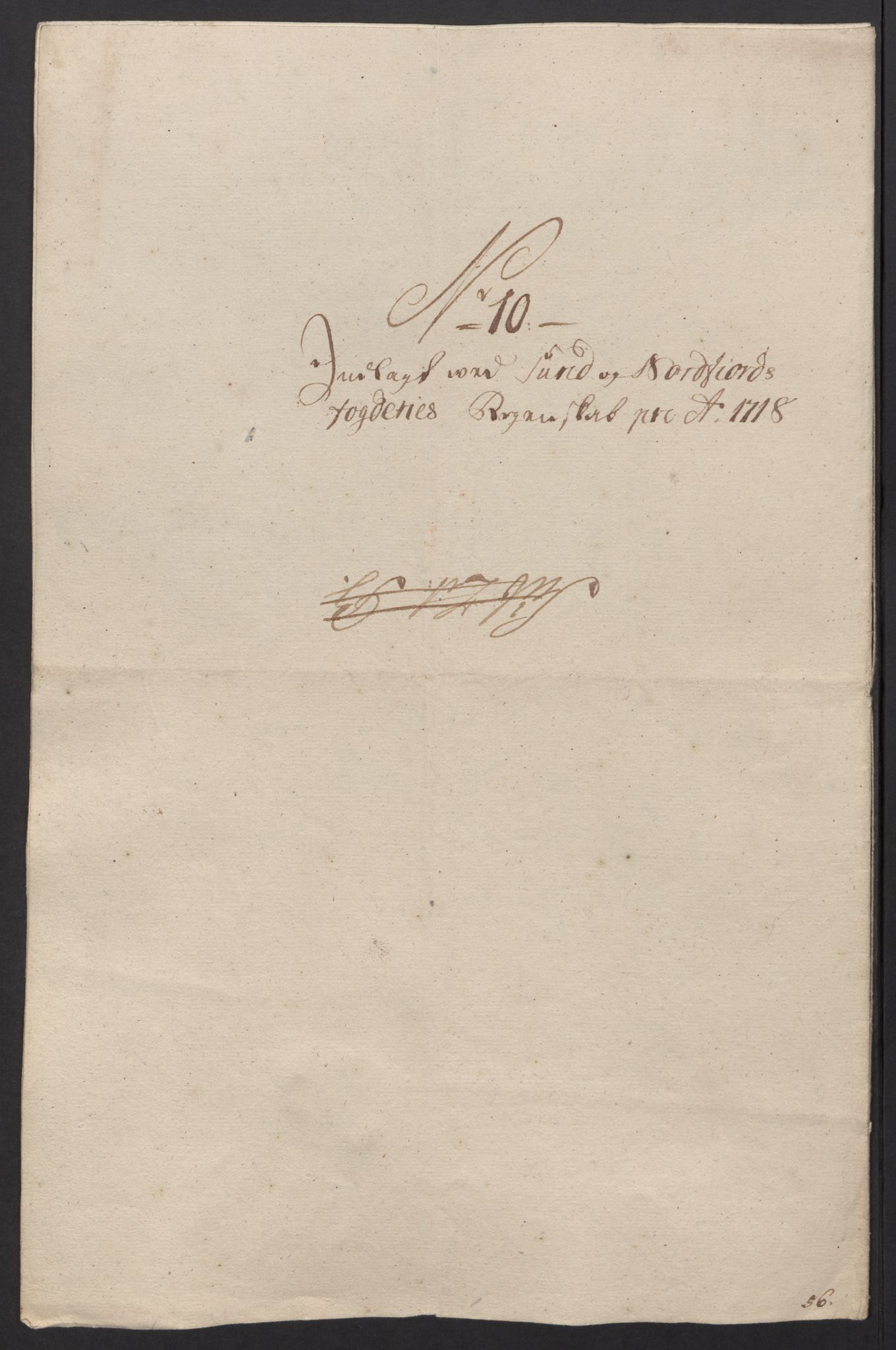 Rentekammeret inntil 1814, Reviderte regnskaper, Fogderegnskap, AV/RA-EA-4092/R53/L3441: Fogderegnskap Sunn- og Nordfjord, 1717-1718, p. 339