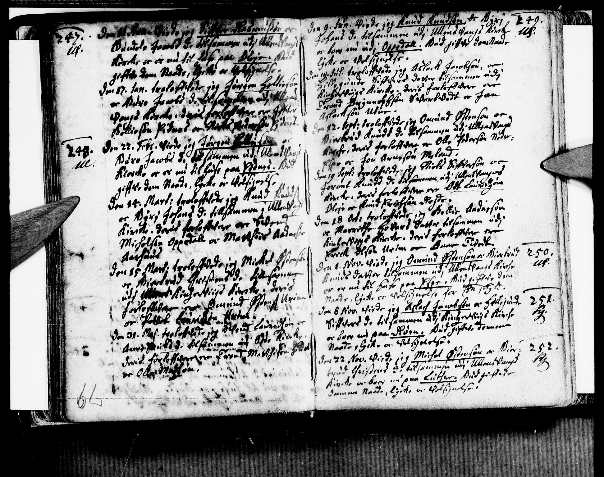 Ullensvang sokneprestembete, SAB/A-78701/H/Haa: Parish register (official) no. A 2, 1669-1732