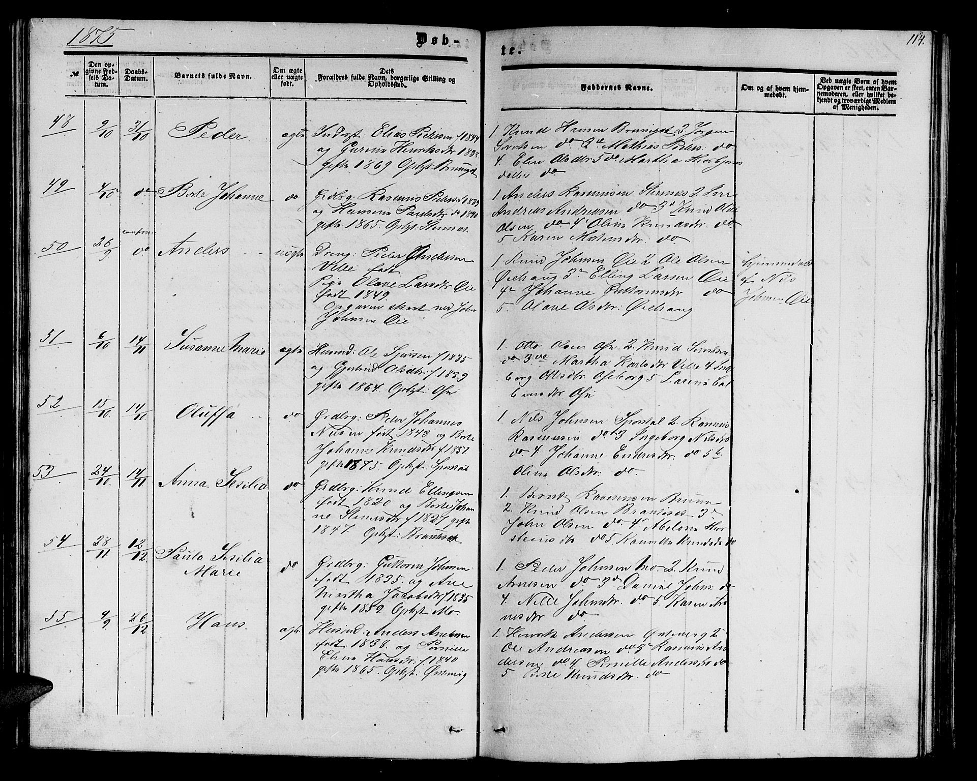 Ministerialprotokoller, klokkerbøker og fødselsregistre - Møre og Romsdal, AV/SAT-A-1454/513/L0188: Parish register (copy) no. 513C02, 1865-1882, p. 114