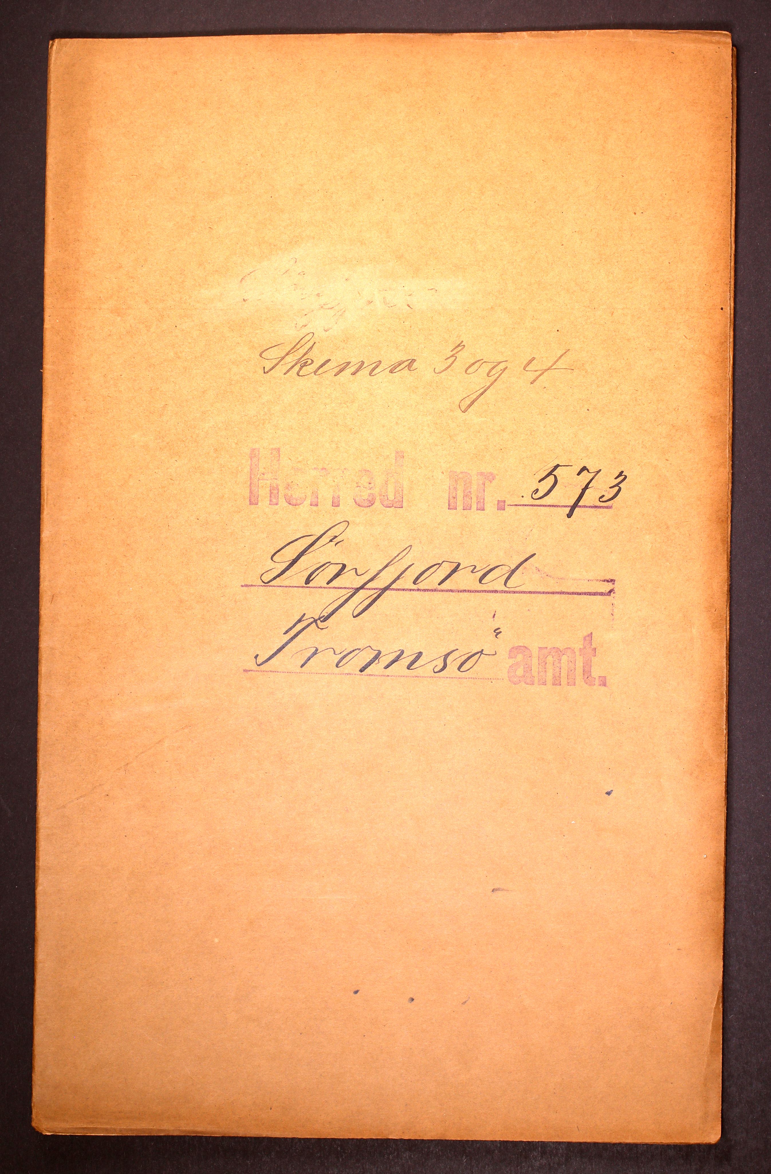 RA, 1910 census for Sørfjord, 1910, p. 1