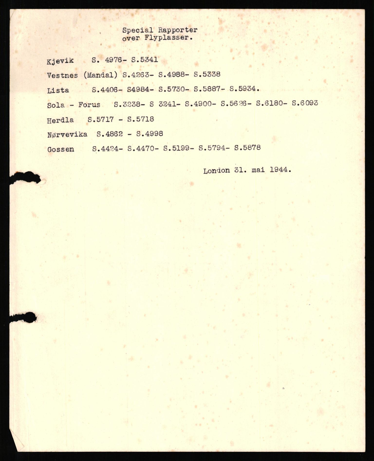 Forsvaret, Forsvarets overkommando II, AV/RA-RAFA-3915/D/Dd/L0008: Minefields. Prohibited Areas. Airfields, 1944, p. 2