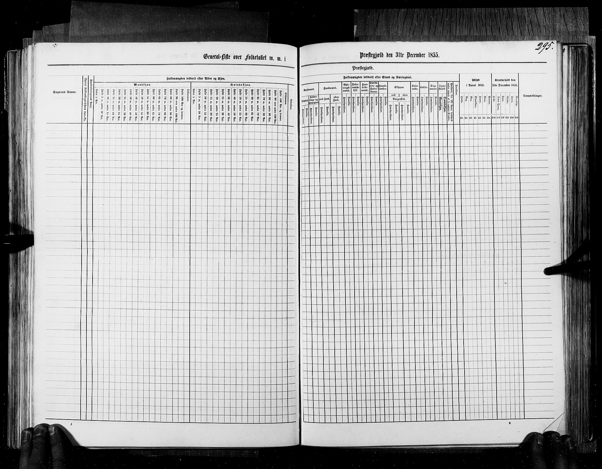 RA, Census 1855, vol. 6B: Nordland amt og Finnmarken amt, 1855, p. 295