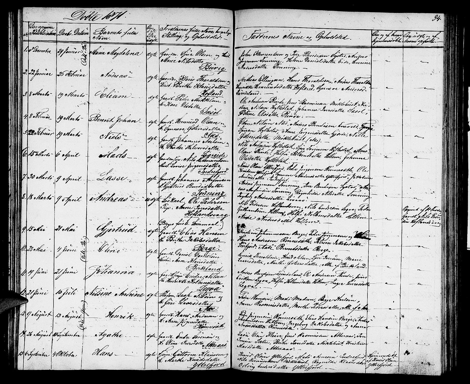 Hyllestad sokneprestembete, SAB/A-80401: Parish register (copy) no. A 1, 1853-1875, p. 34