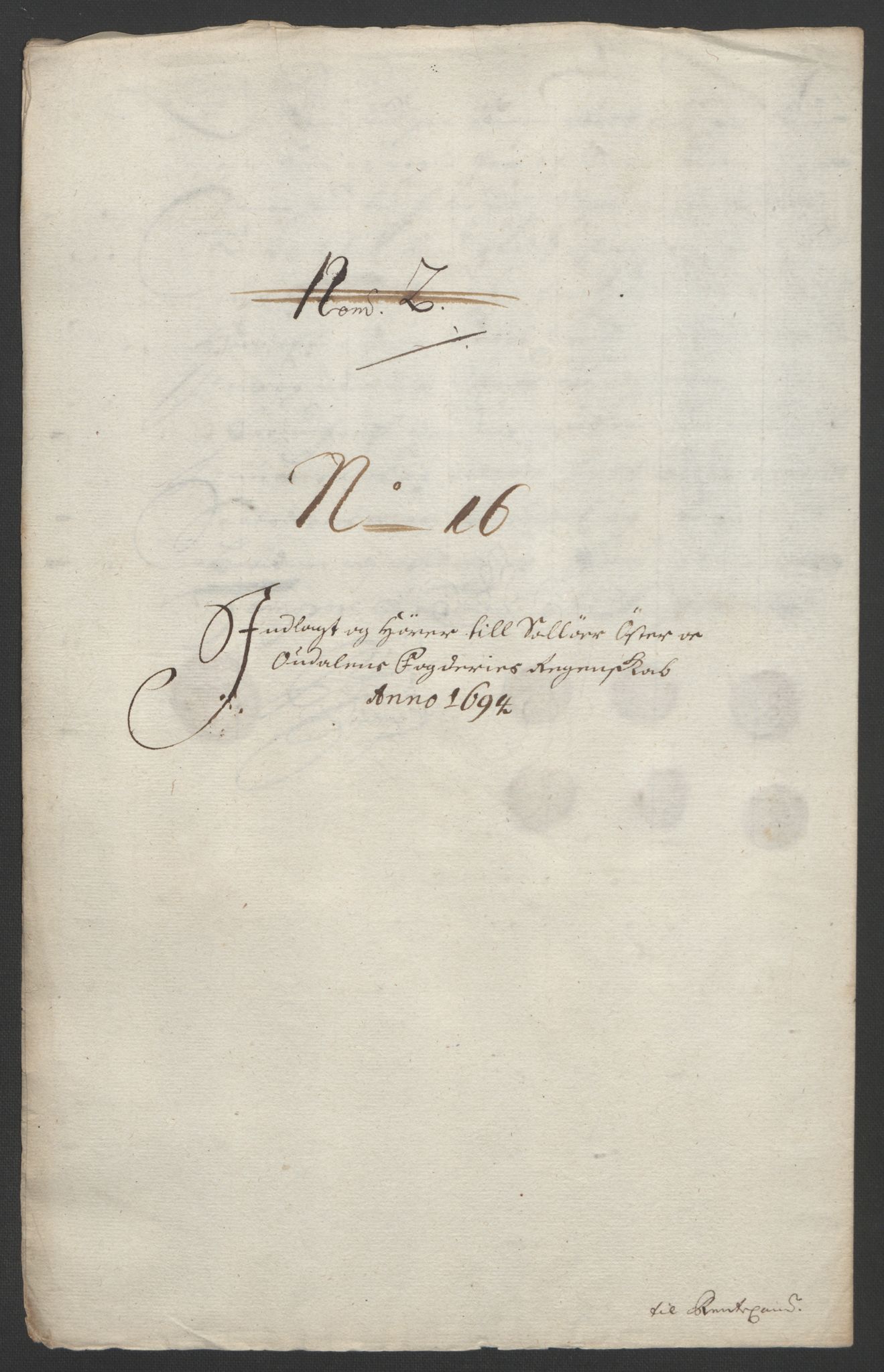 Rentekammeret inntil 1814, Reviderte regnskaper, Fogderegnskap, AV/RA-EA-4092/R13/L0832: Fogderegnskap Solør, Odal og Østerdal, 1694, p. 251