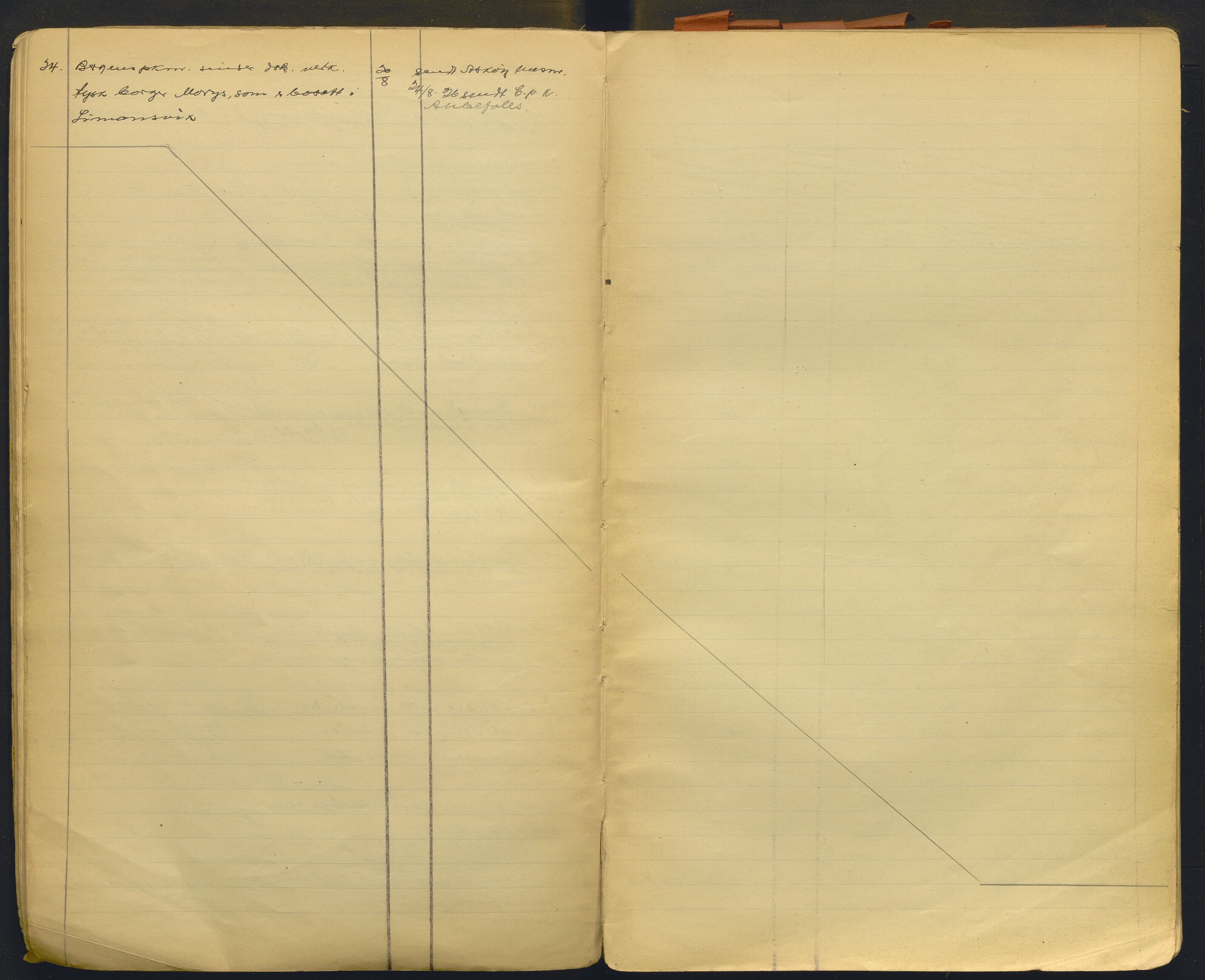 Hordaland politidistrikt, AV/SAB-A-64101/K/Ka/L0001: Brevjournal for framandvesenet (1921-1926) og framandsakjournal med register (1929-1937), 1921-1937