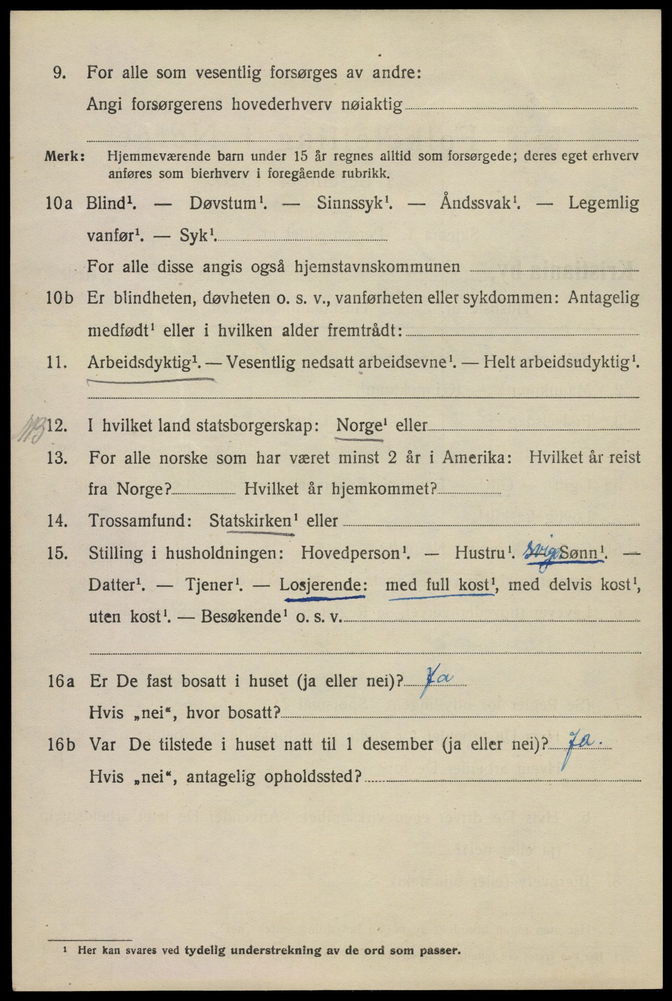 SAO, 1920 census for Kristiania, 1920, p. 276076