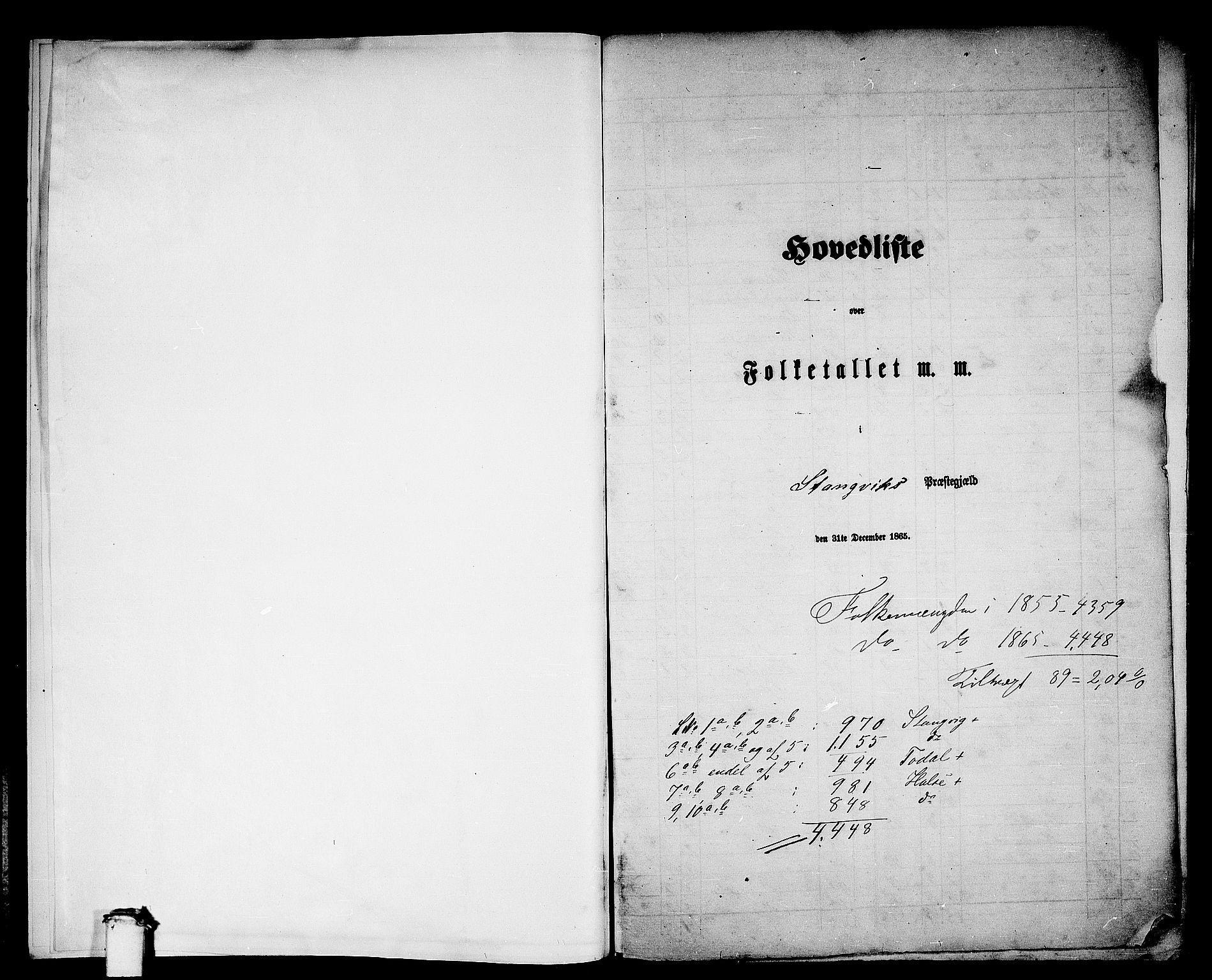 RA, 1865 census for Stangvik, 1865, p. 5