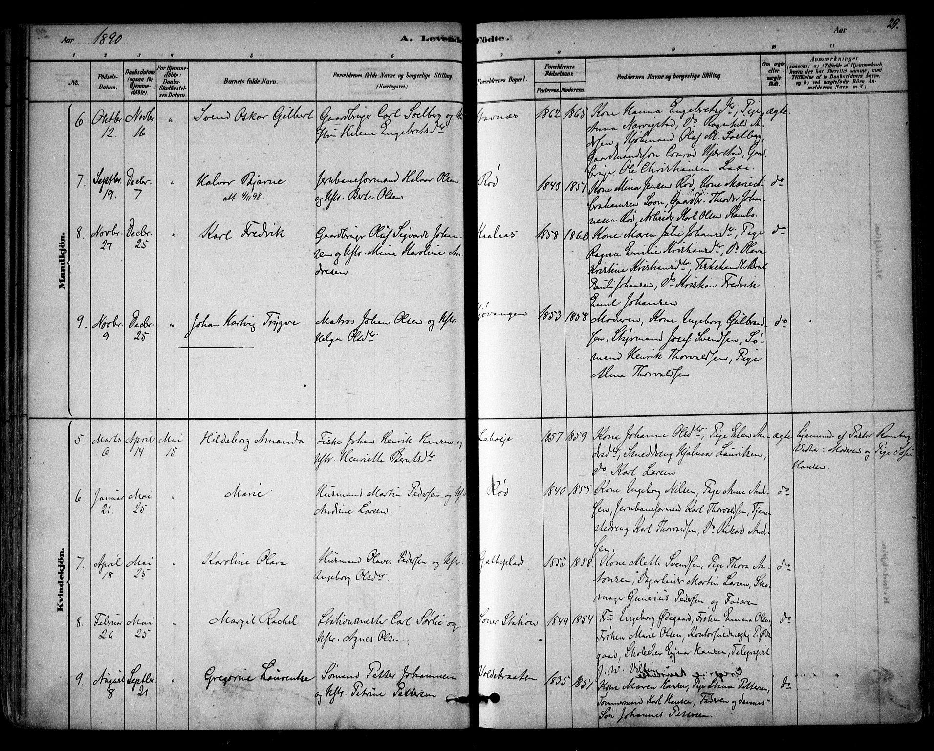 Vestby prestekontor Kirkebøker, AV/SAO-A-10893/F/Fb/L0001: Parish register (official) no. II 1, 1878-1903, p. 29