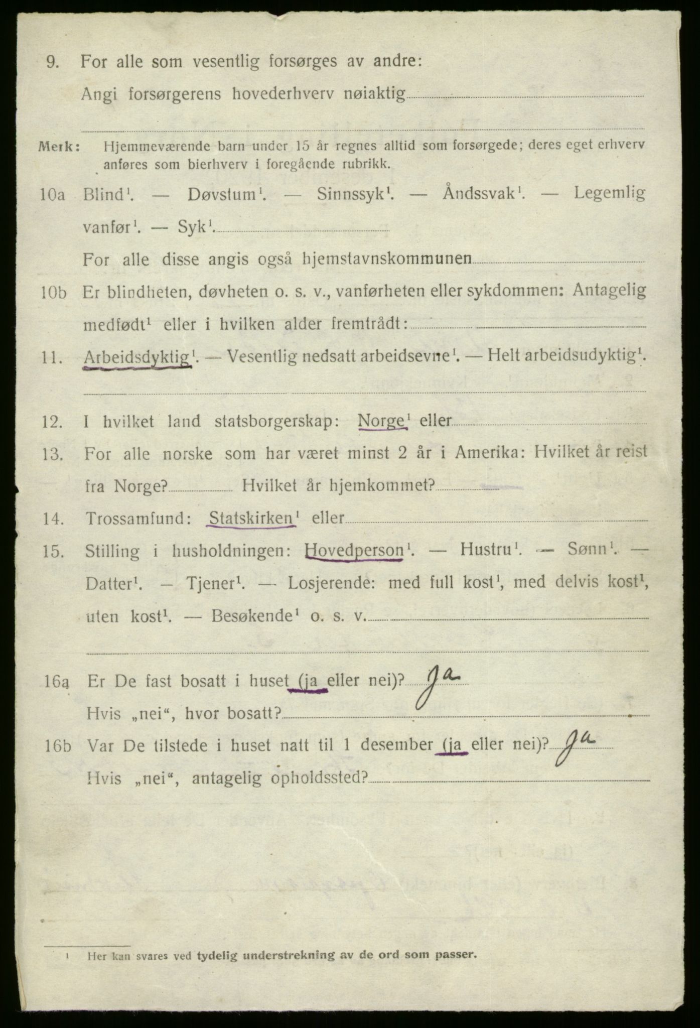 SAB, 1920 census for Stryn, 1920, p. 5201