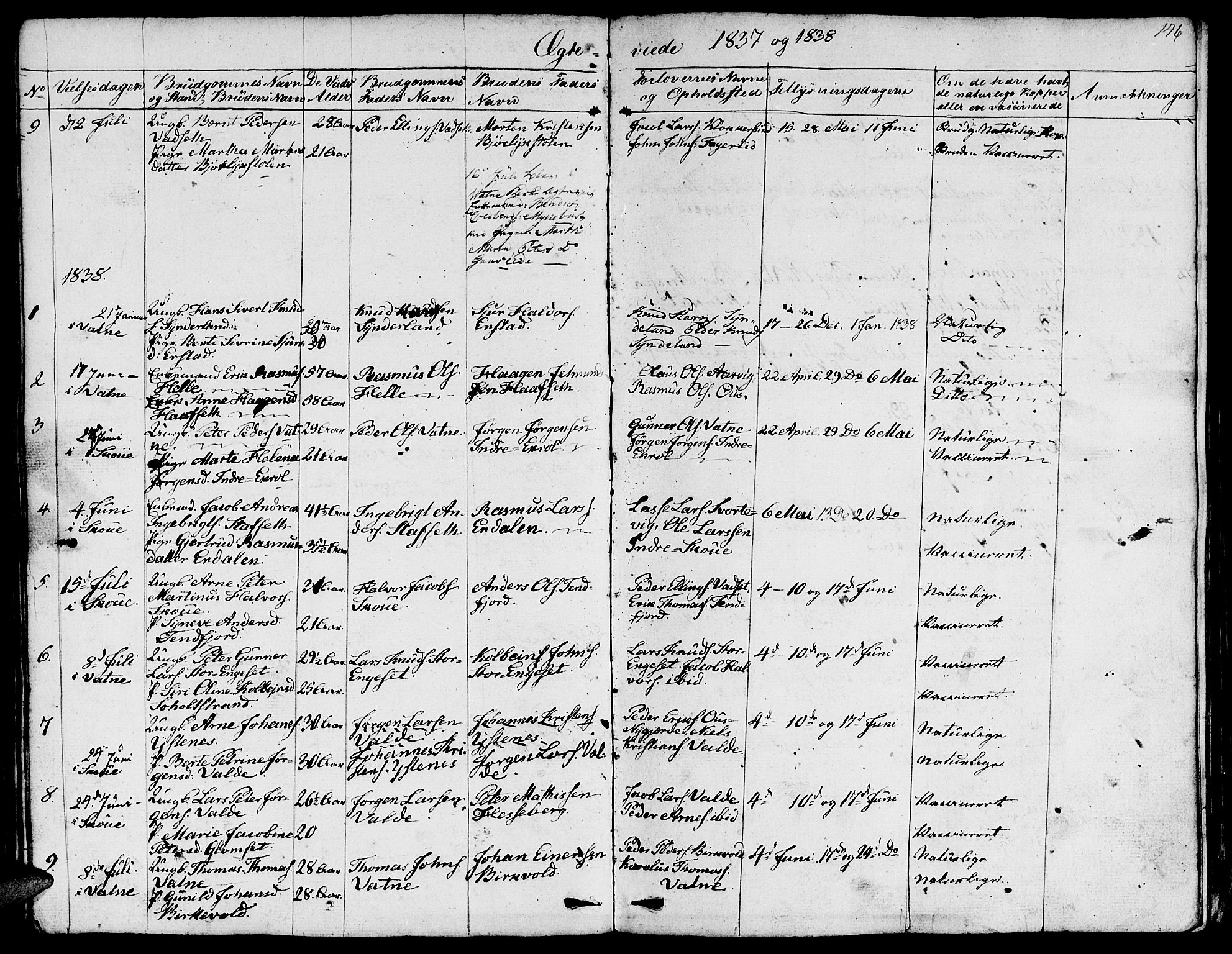 Ministerialprotokoller, klokkerbøker og fødselsregistre - Møre og Romsdal, AV/SAT-A-1454/524/L0361: Parish register (copy) no. 524C02, 1831-1840, p. 146