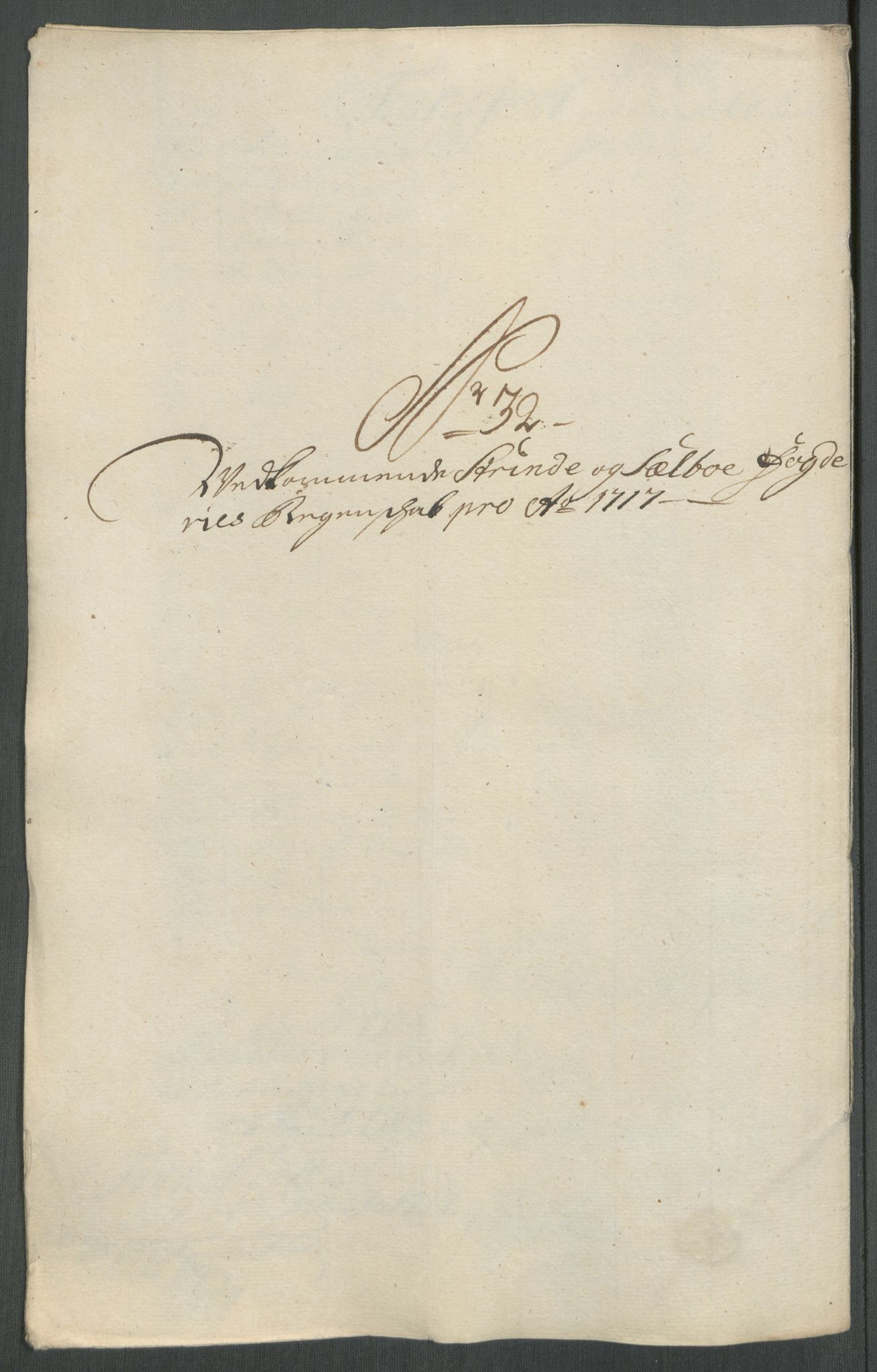 Rentekammeret inntil 1814, Reviderte regnskaper, Fogderegnskap, RA/EA-4092/R61/L4116: Fogderegnskap Strinda og Selbu, 1717-1718, p. 226