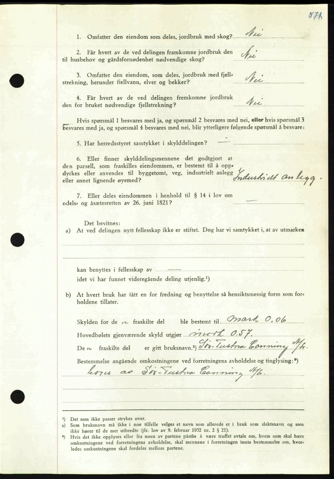 Nordmøre sorenskriveri, AV/SAT-A-4132/1/2/2Ca: Mortgage book no. A107, 1947-1948, Diary no: : 293/1948