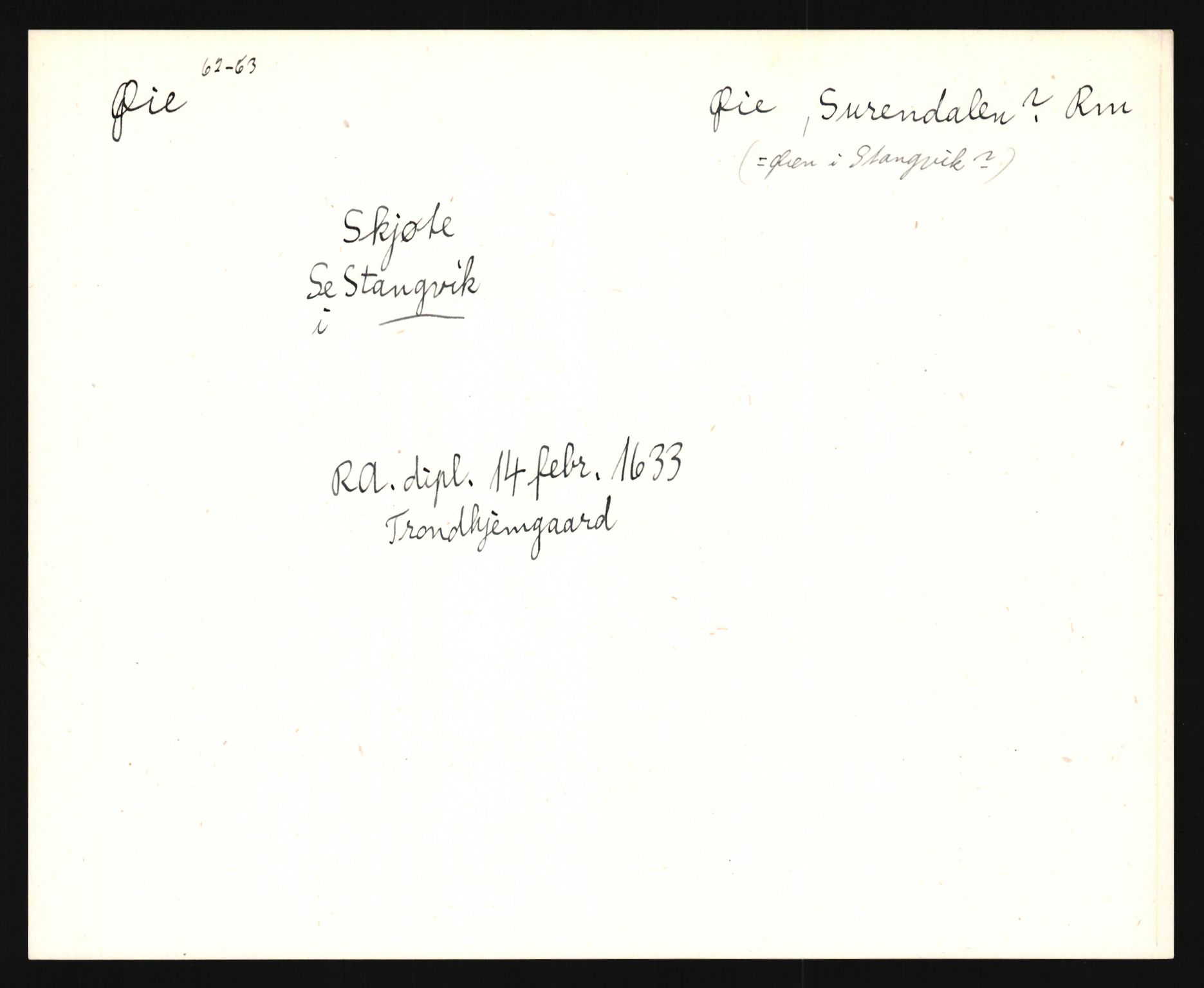 Riksarkivets diplomsamling, AV/RA-EA-5965/F35/F35e/L0031: Registreringssedler Møre og Romsdal, 1400-1700, p. 705