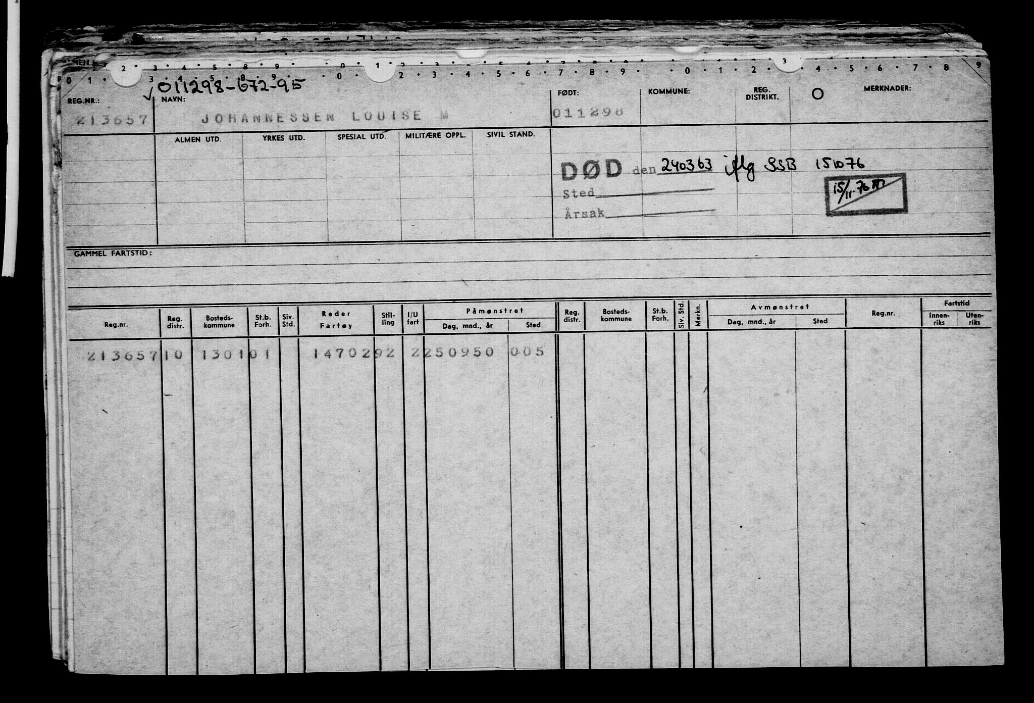 Direktoratet for sjømenn, AV/RA-S-3545/G/Gb/L0030: Hovedkort, 1898, p. 426