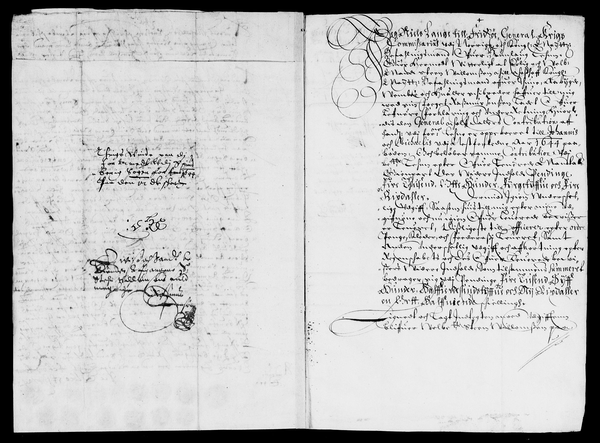 Rentekammeret inntil 1814, Reviderte regnskaper, Lensregnskaper, AV/RA-EA-5023/R/Rb/Rbc/L0006: Tune, Åbygge og Veme len, 1644-1647