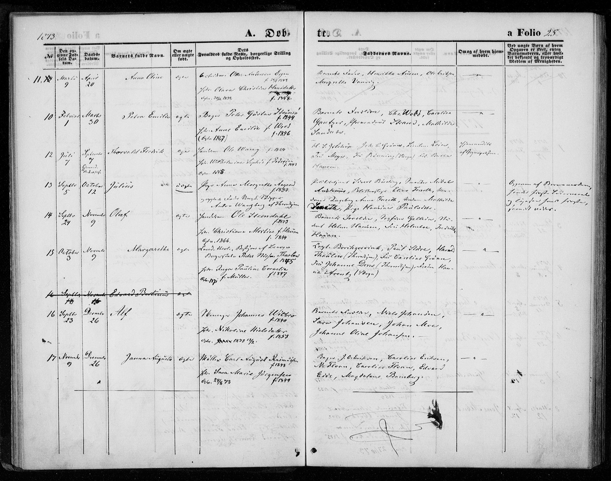 Ministerialprotokoller, klokkerbøker og fødselsregistre - Nord-Trøndelag, SAT/A-1458/720/L0186: Parish register (official) no. 720A03, 1864-1874, p. 25