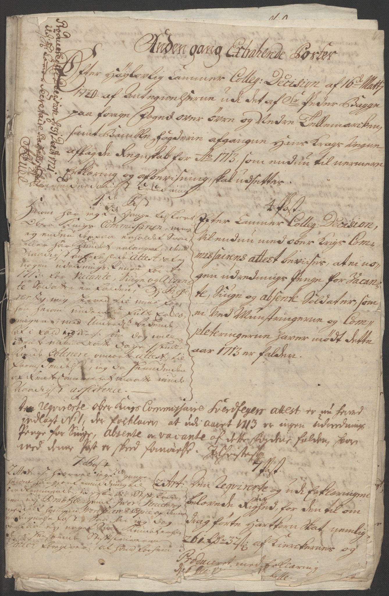 Rentekammeret inntil 1814, Reviderte regnskaper, Fogderegnskap, RA/EA-4092/R36/L2125: Fogderegnskap Øvre og Nedre Telemark og Bamble, 1713, p. 634